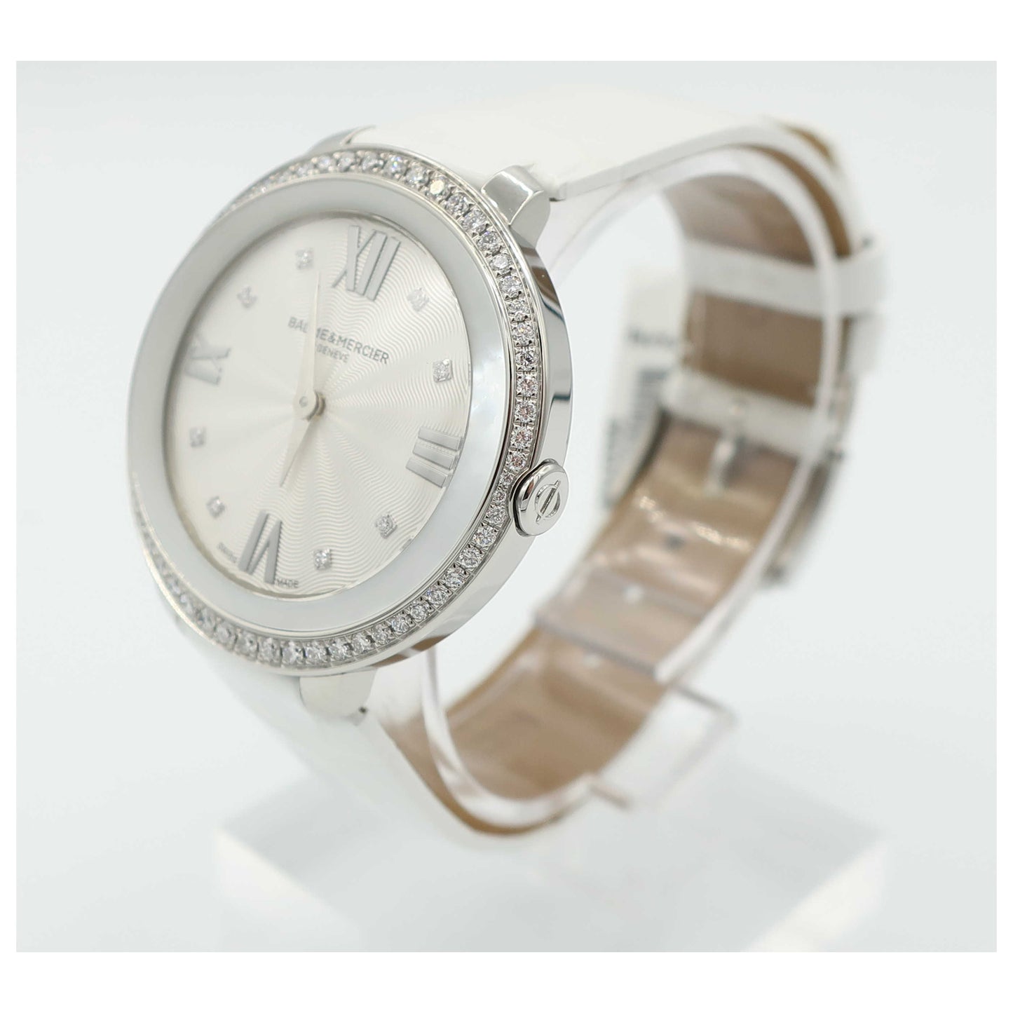 Baume and Mercier Promesse Women's Swiss Quartz (Battery-Powered) Watch MOA10165-SD - Image #4