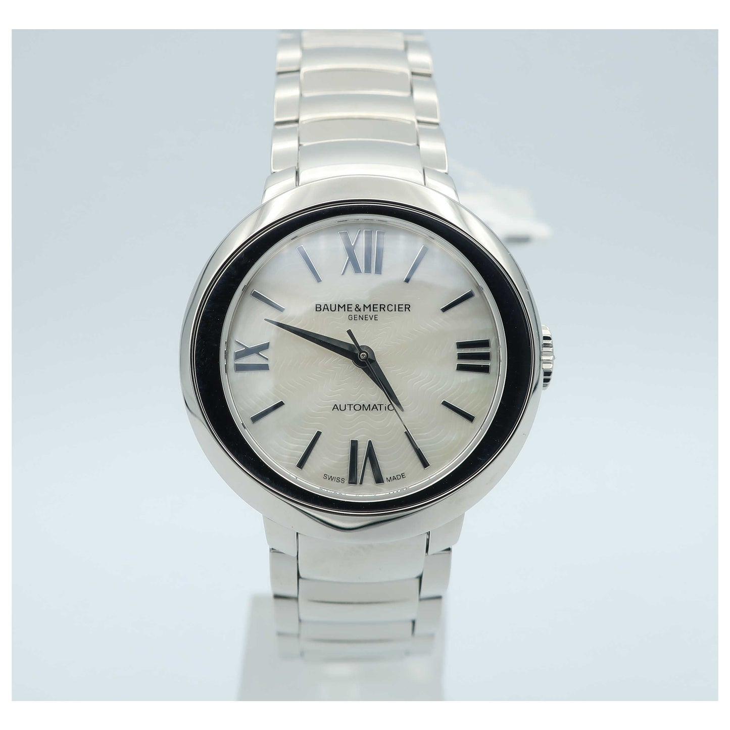 Front view of Baume and Mercier Promesse Women's Automatic Watch MOA10182-SD