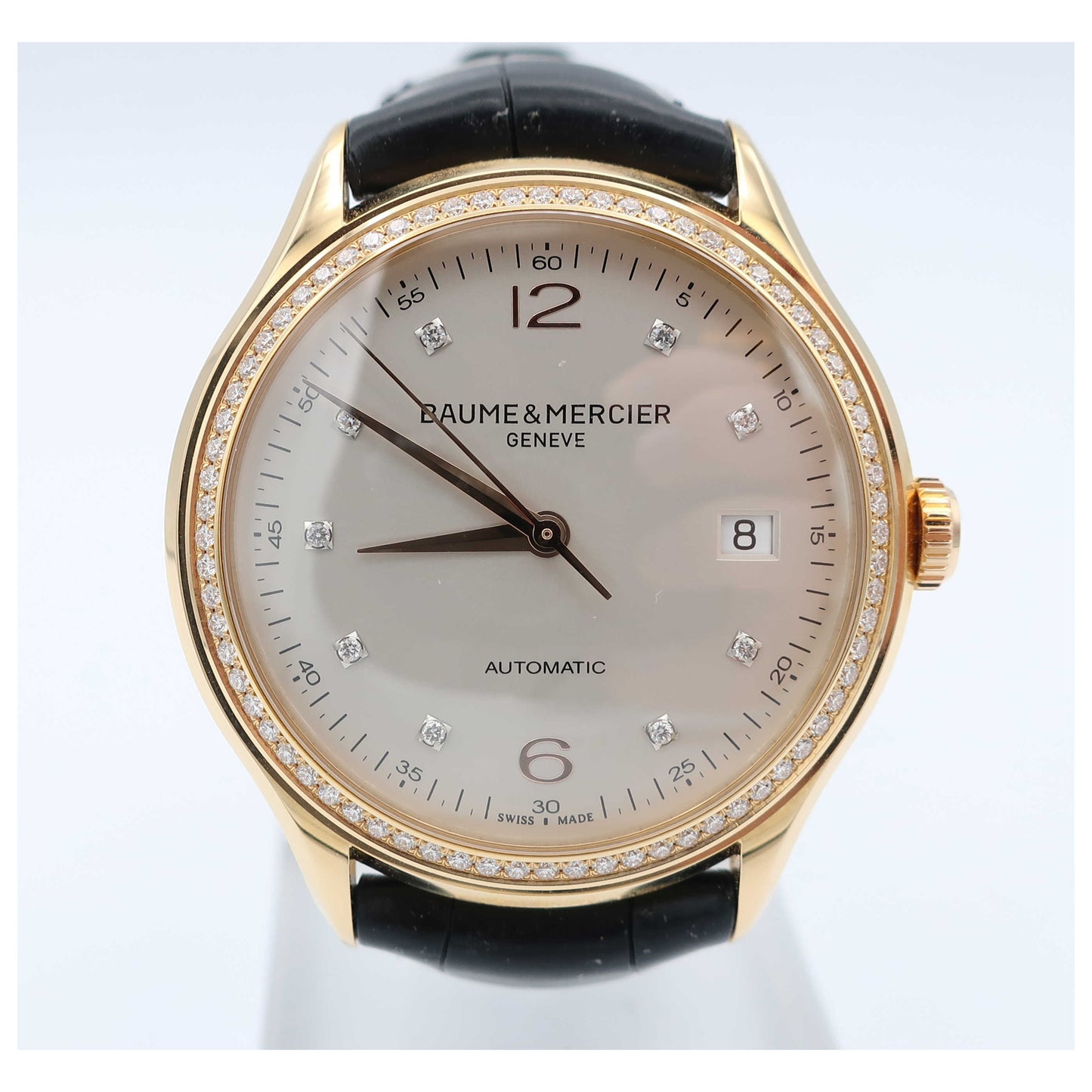 Front view of Baume and Mercier Men's Automatic Watch MOA10194-SD