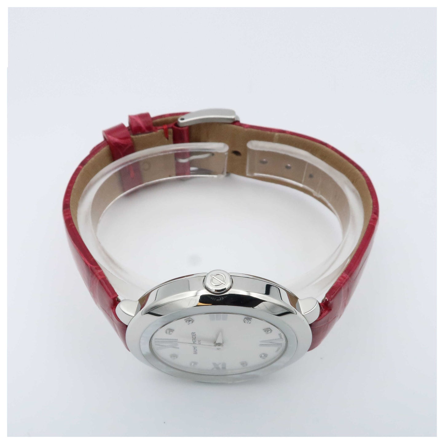 Baume and Mercier Promesse Women's Swiss Quartz (Battery-Powered) Watch MOA10262-PO - Image #8