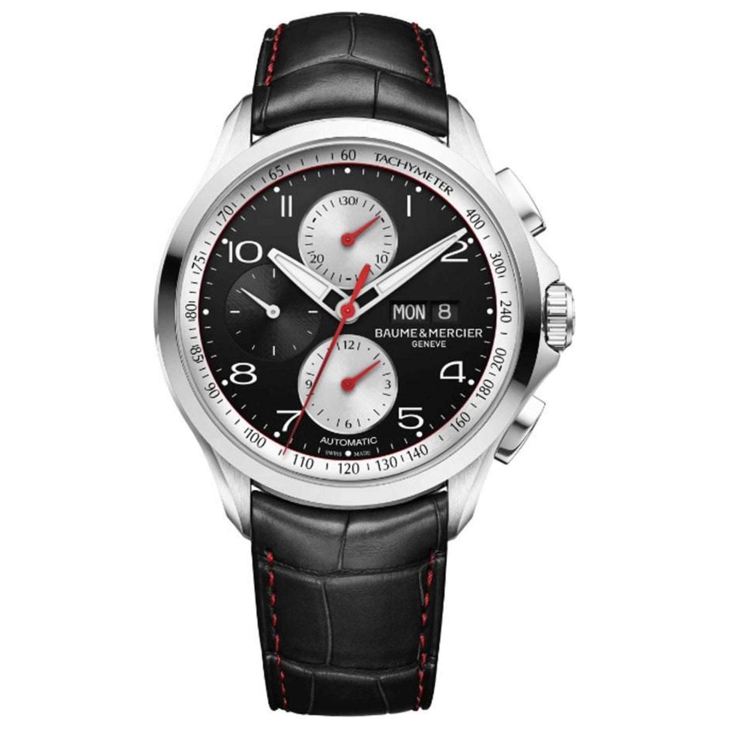 Front view of Baume and Mercier Clifton Men's Automatic Watch MOA10372