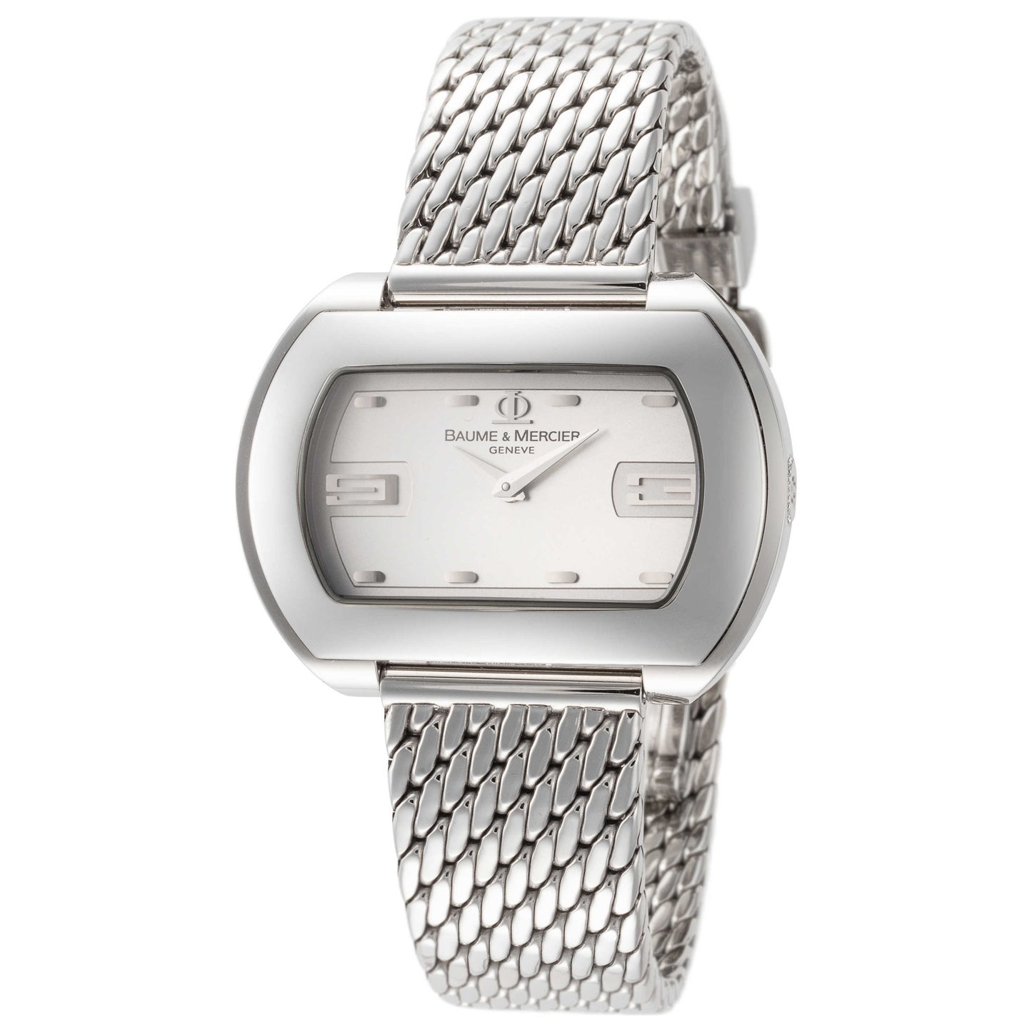 Front view of Baume and Mercier Hampton Men's Watch MOAO8340-PO