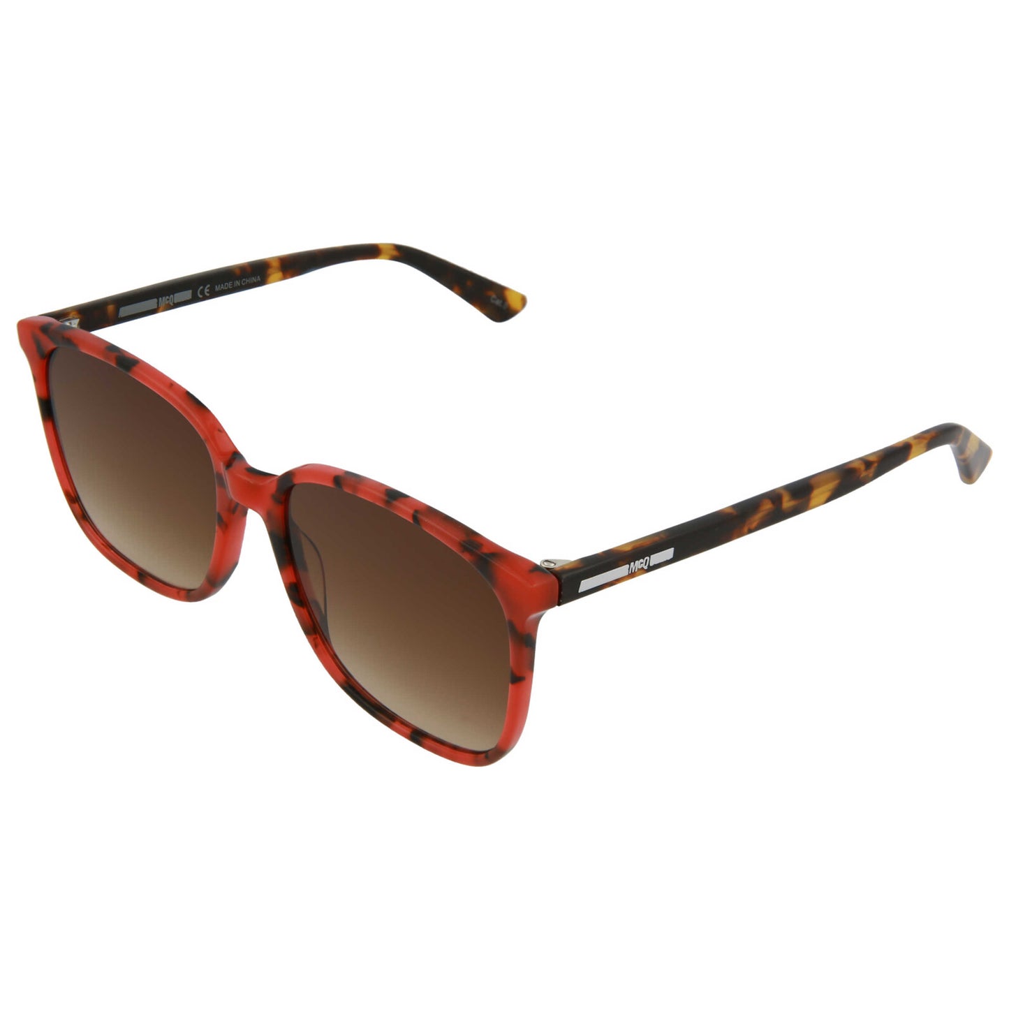 Front view of Alexander McQueen Core Unisex Sunglasses MQ0121S-30002769-005