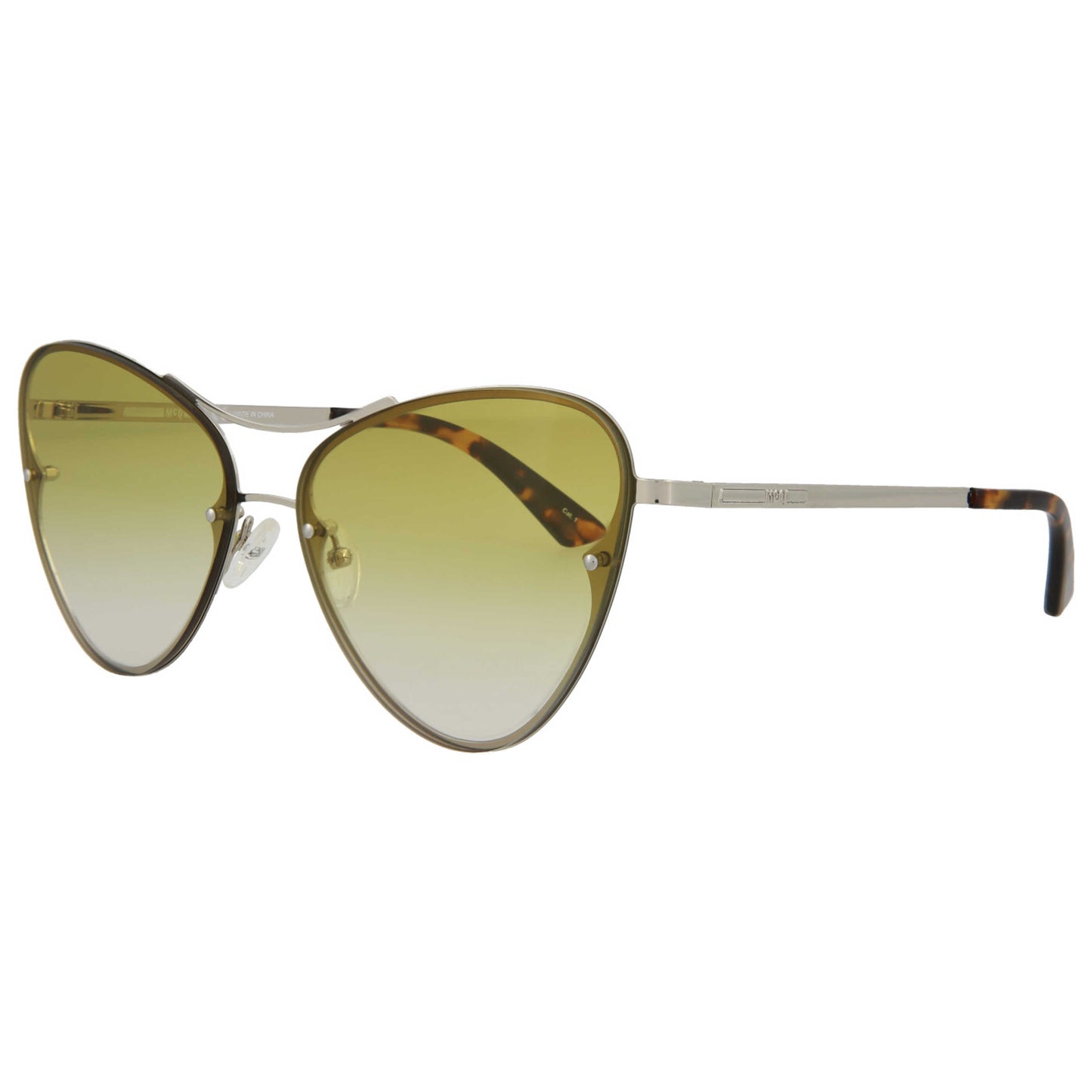 Front view of Alexander McQueen Core Women's Sunglasses MQ0137S-30002778003