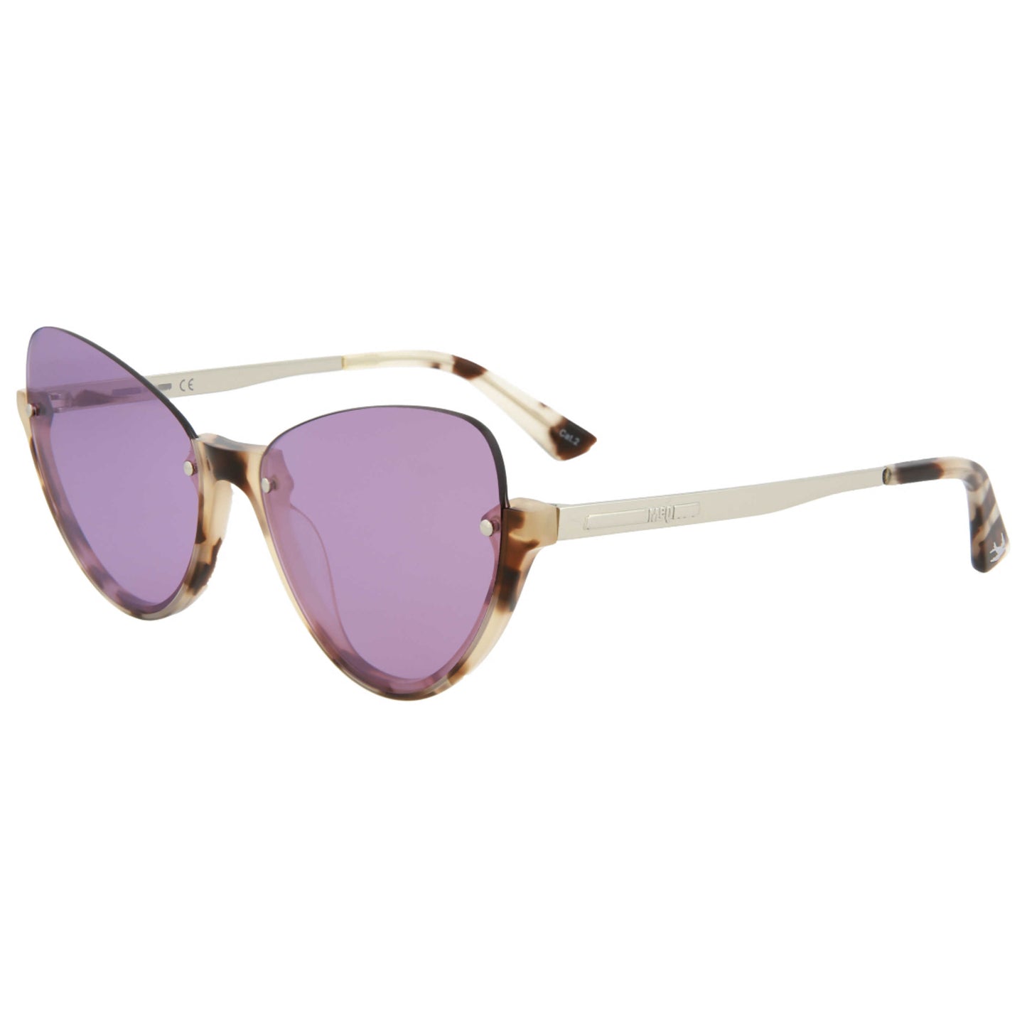 Front view of Alexander McQueen McQ Women's Sunglasses MQ0201S-30007451-003