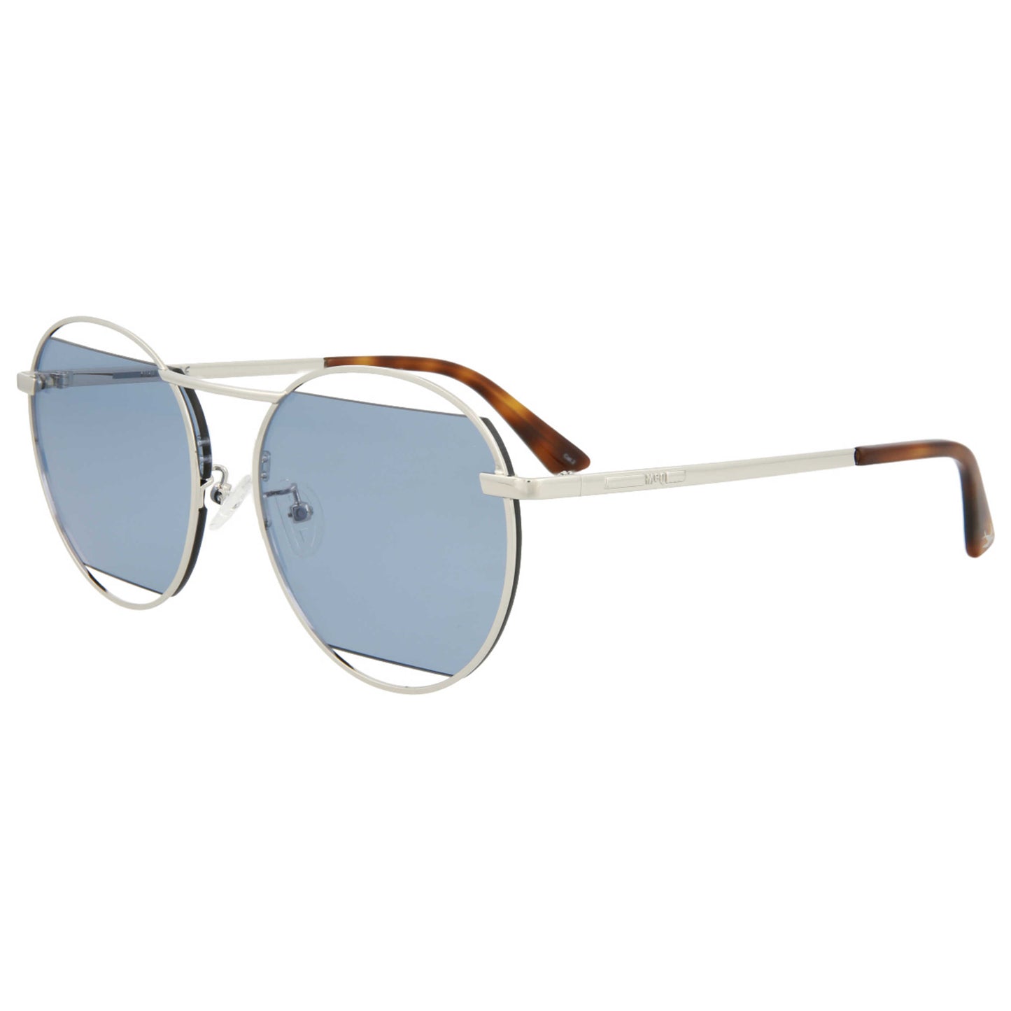 Front view of Alexander McQueen McQ Unisex Sunglasses MQ0232SA-30007838-004