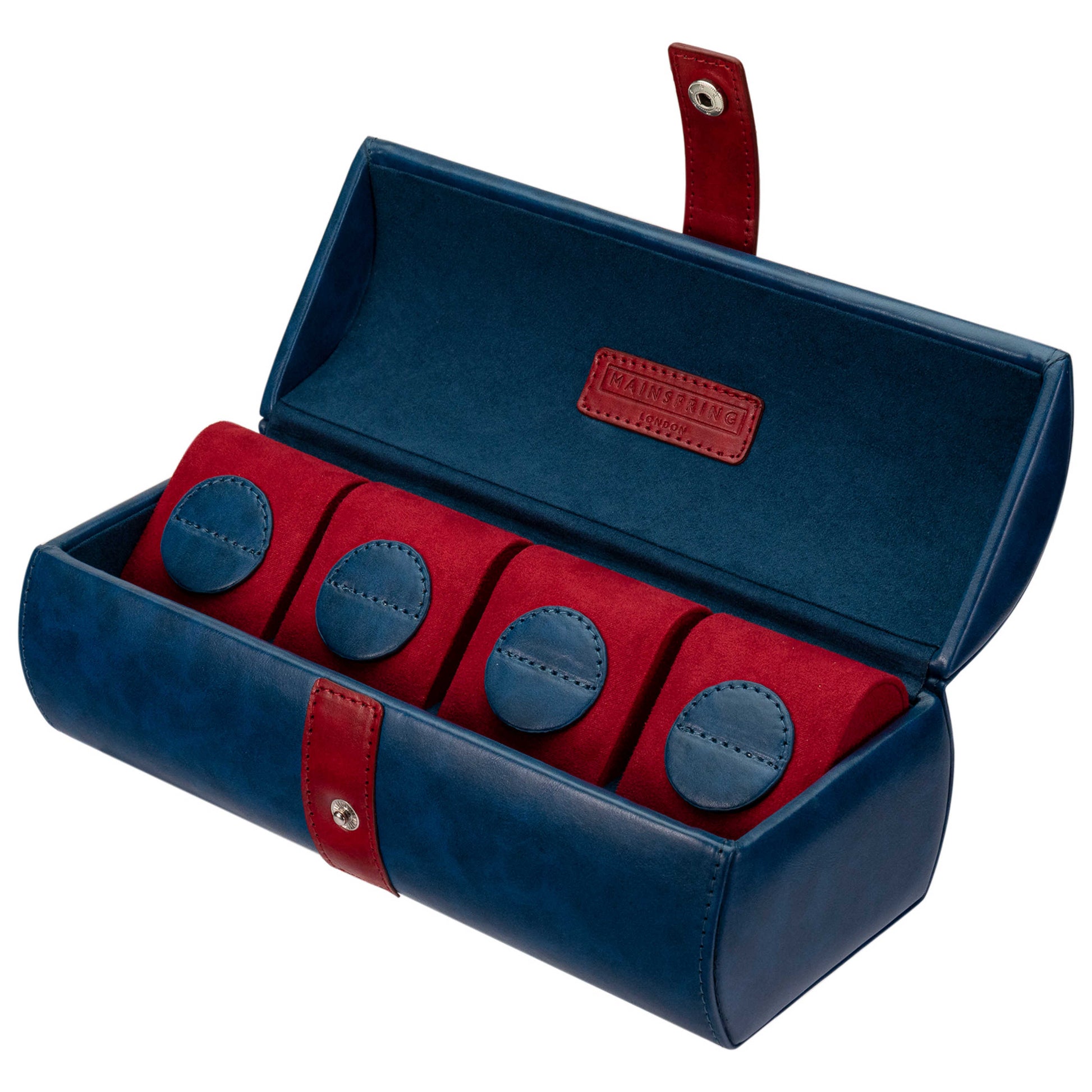 Front view of Mainspring Raceday Unisex Watch Box MS-101-WR1-01