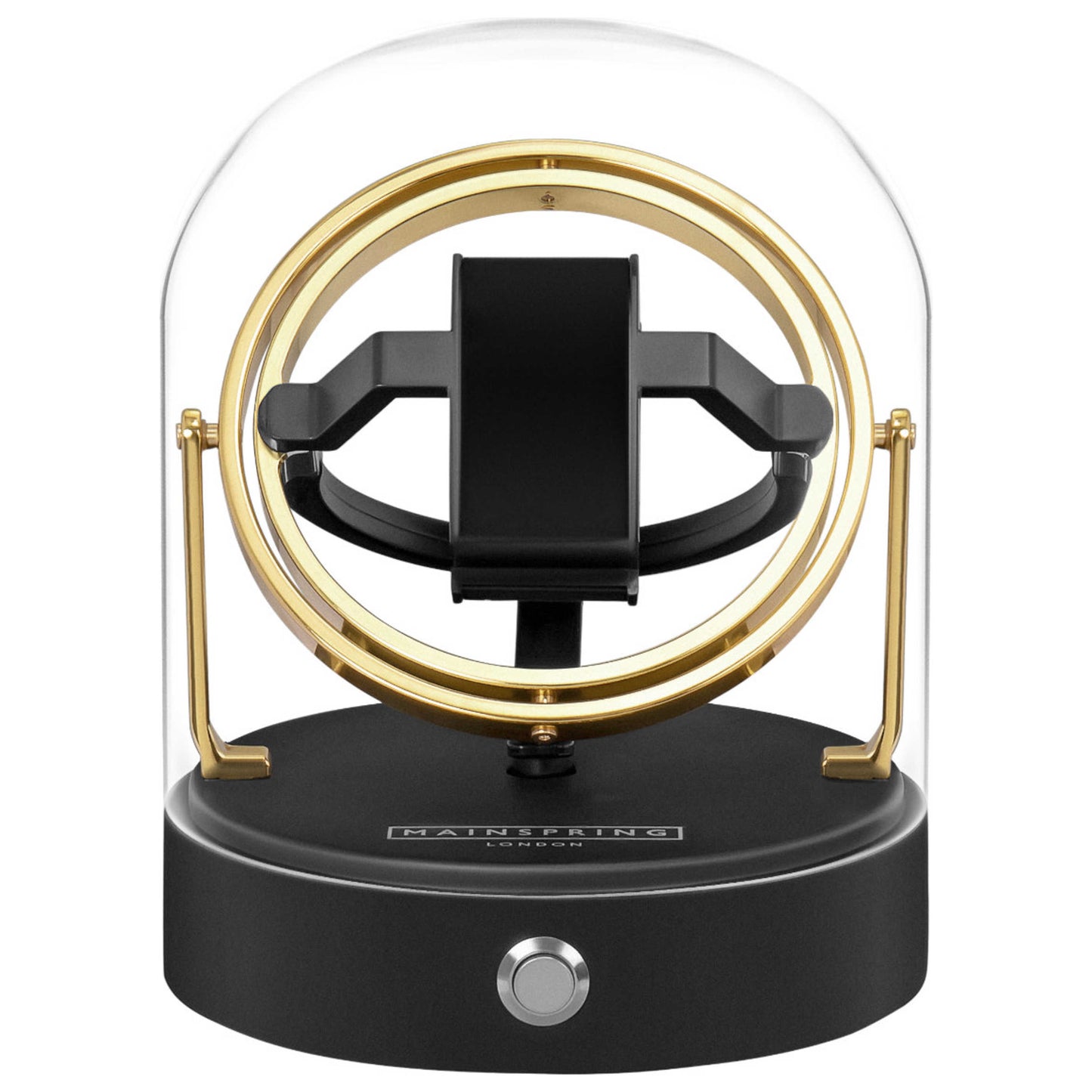 Front view of Mainspring Astronomy Unisex Watch Winder MS-WIN-GYR1-06