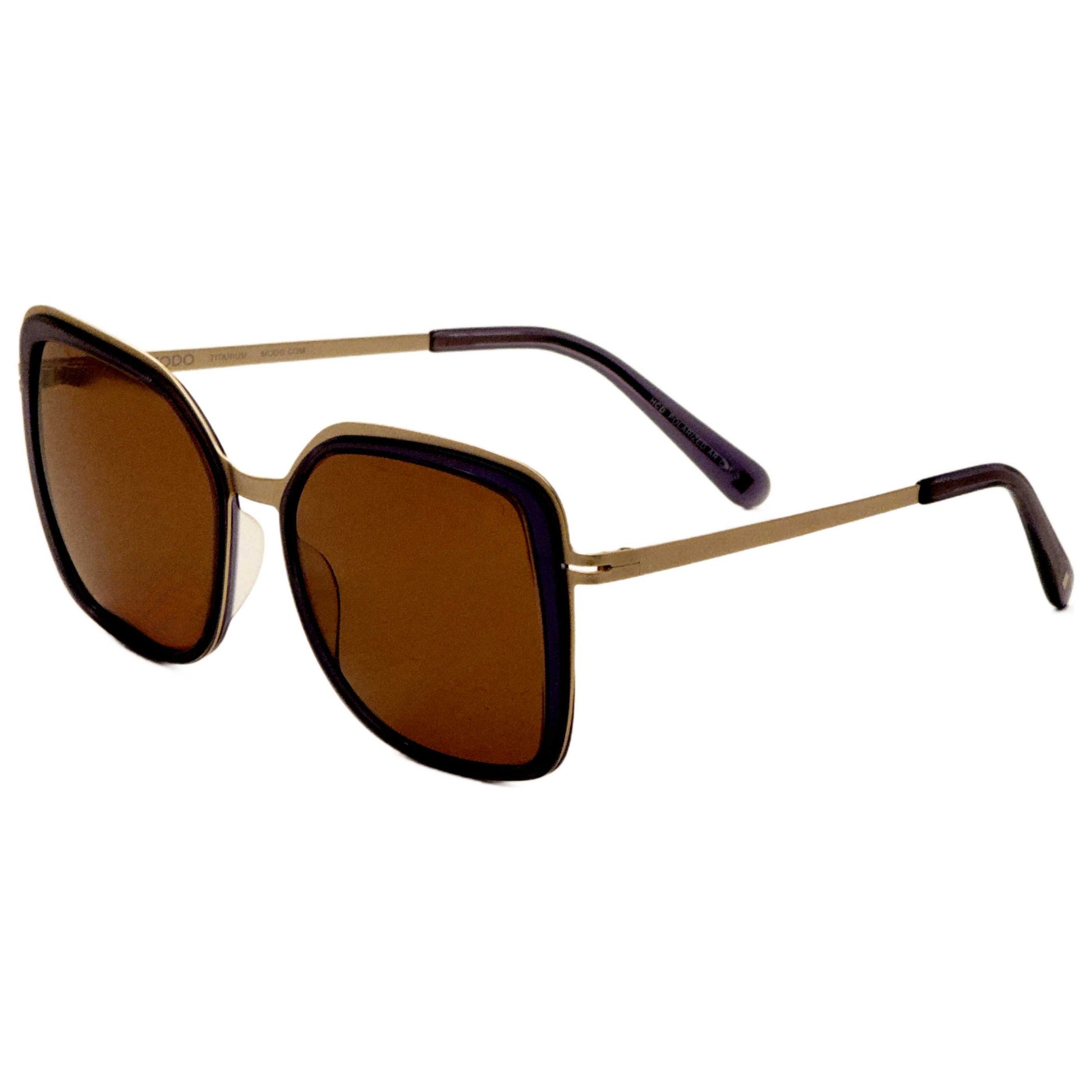 Front view of Modo Women's Sunglasses MS462SBLGD054