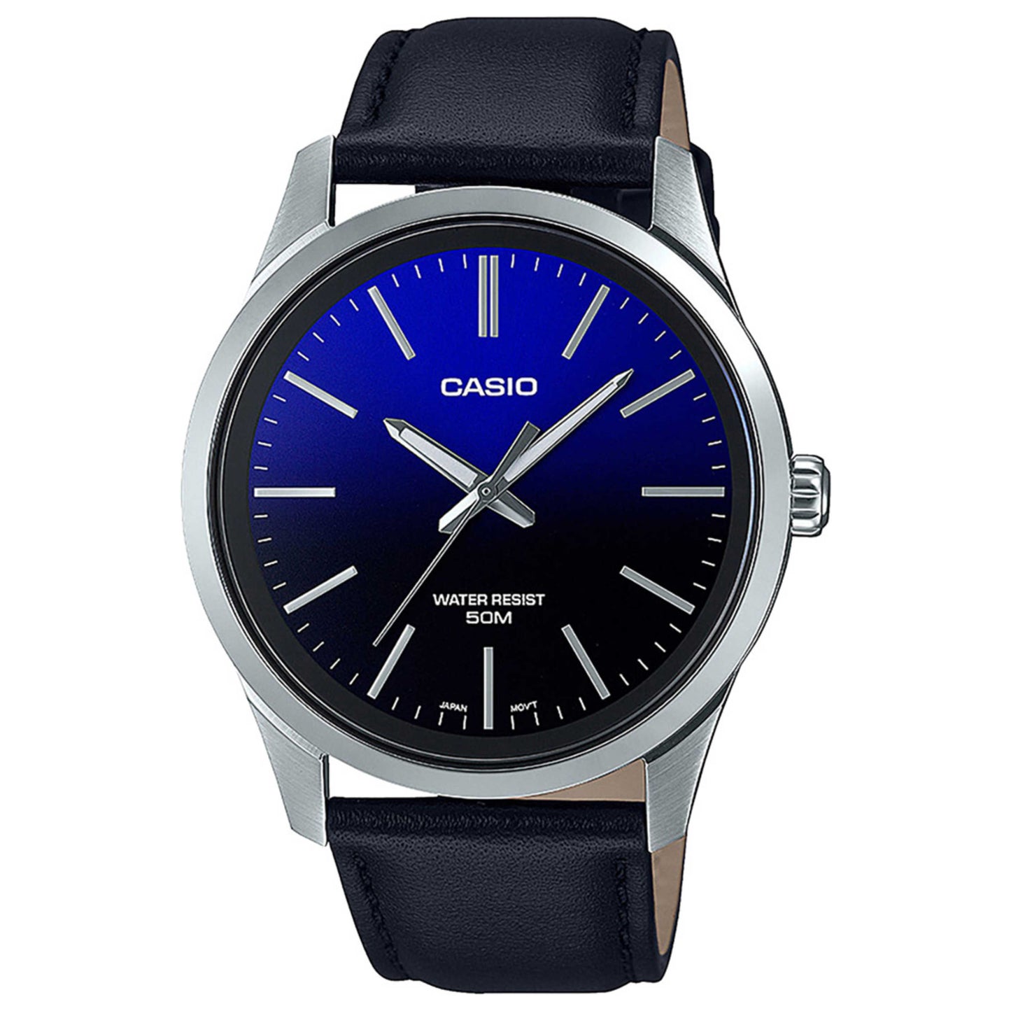 Front view of Casio Classic Men's Quartz Watch MTP-E180L-2AVEF