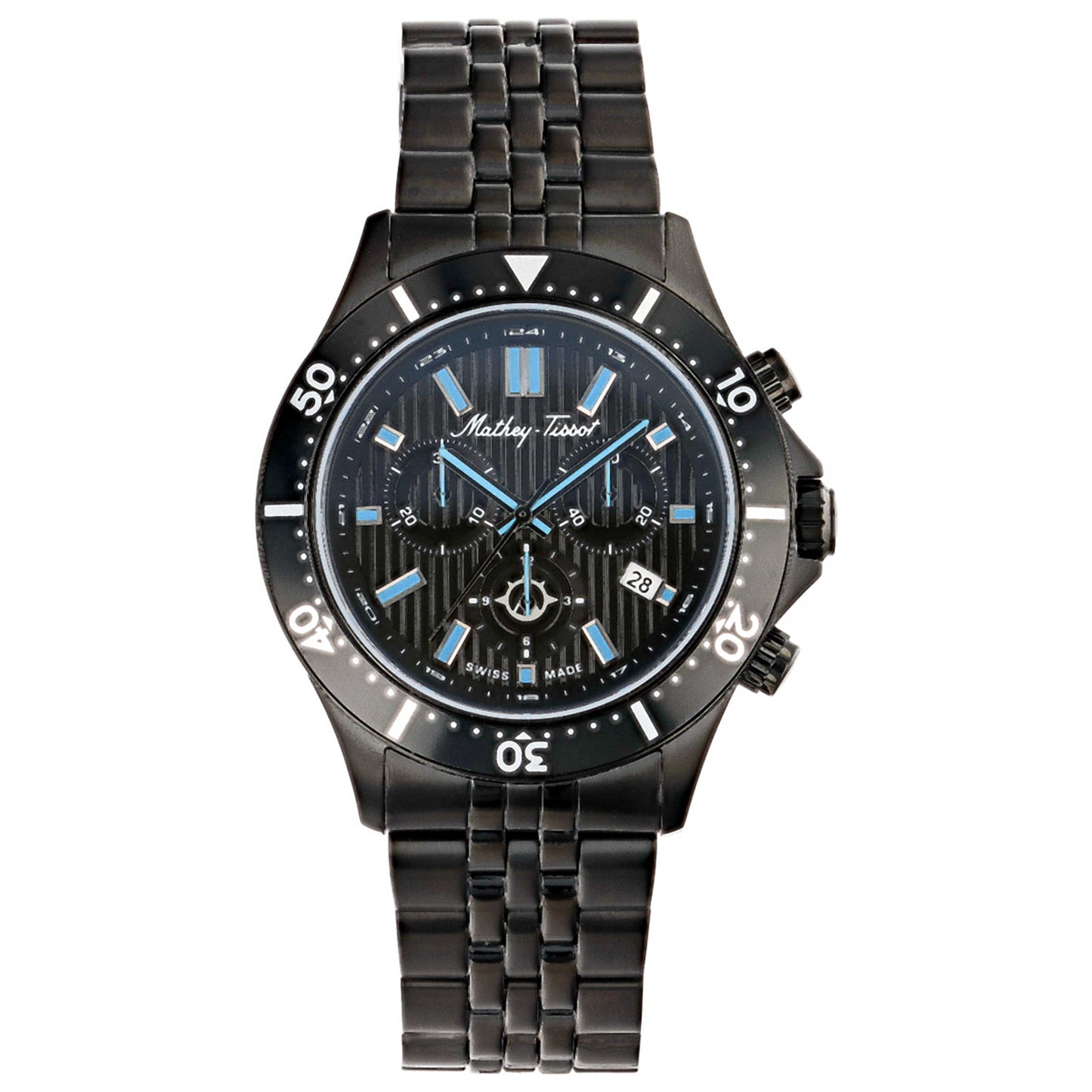Front view of Mathey Tissot Dress Sport Men's Quartz Watch MTWG8001103