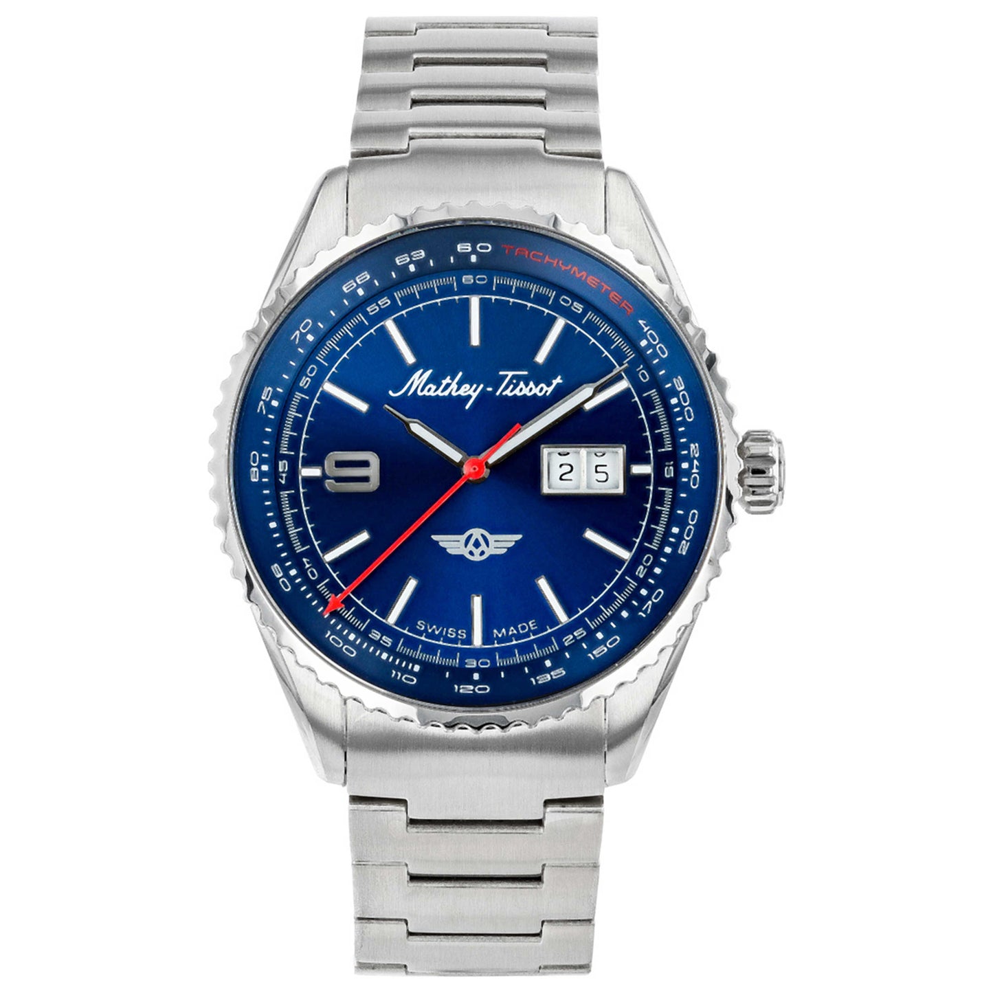 Front view of Mathey Tissot Classic Men's Quartz Watch MTWG9001104