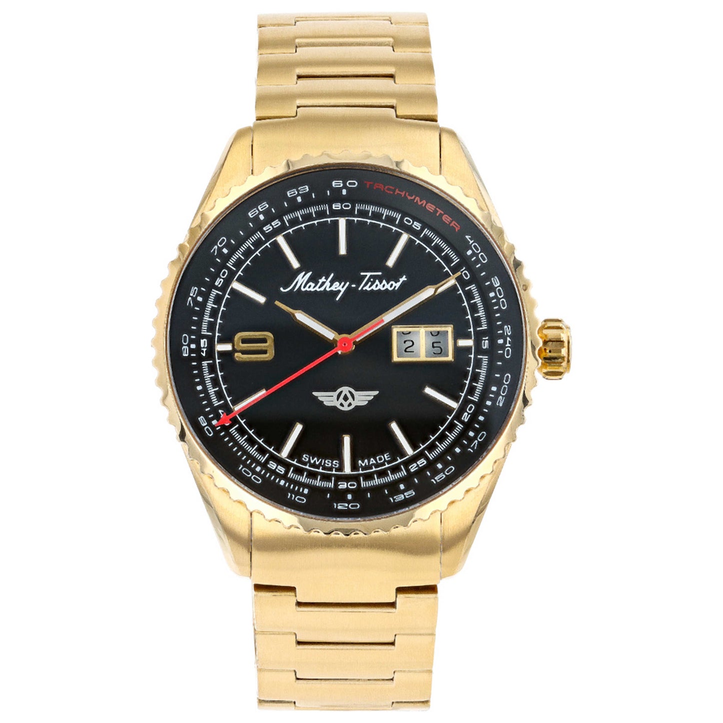 Front view of Mathey Tissot Classic Men's Quartz Watch MTWG9001105