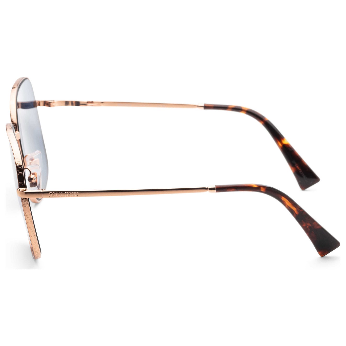 Left view of Miu Miu Fashion Women's Sunglasses MU-50YS-ZVF1V1-61