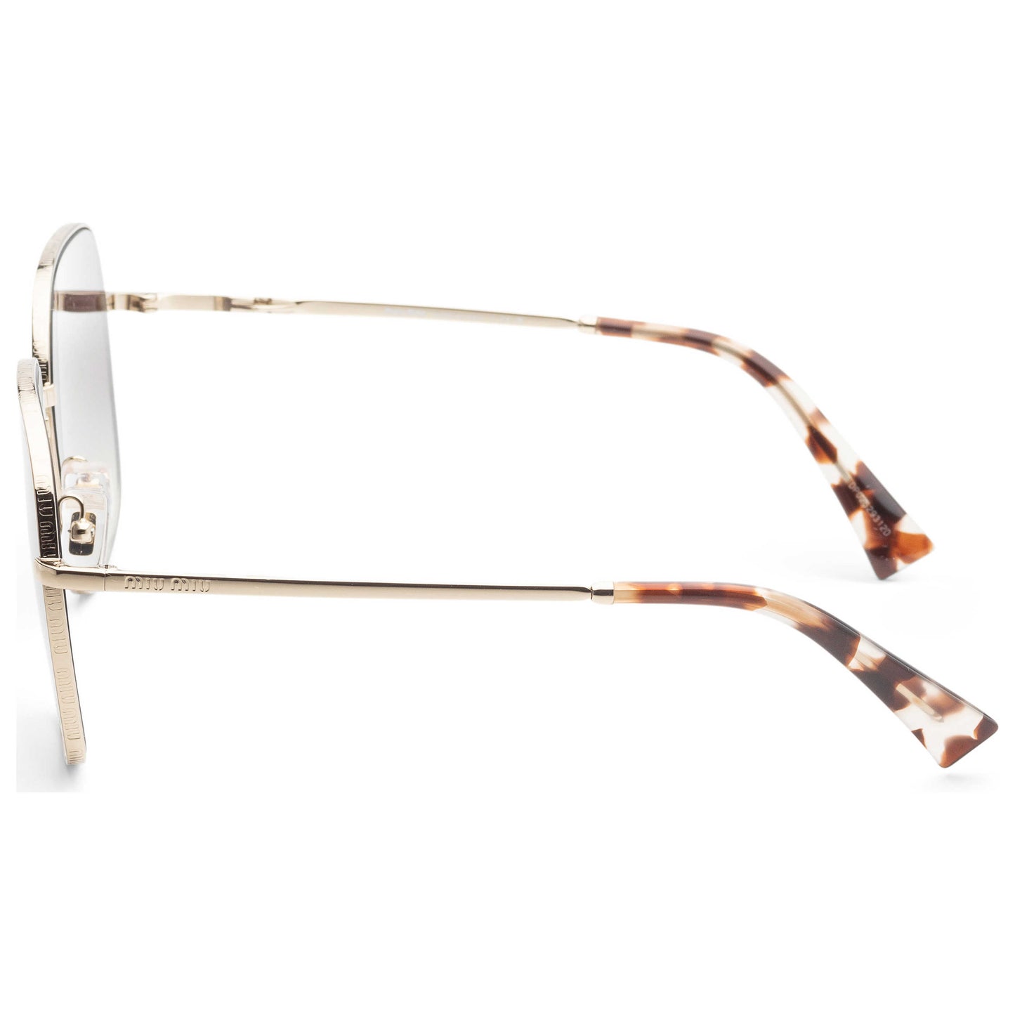 Left view of Miu Miu Fashion Women's Sunglasses MU-50YS-ZVN5O0-61