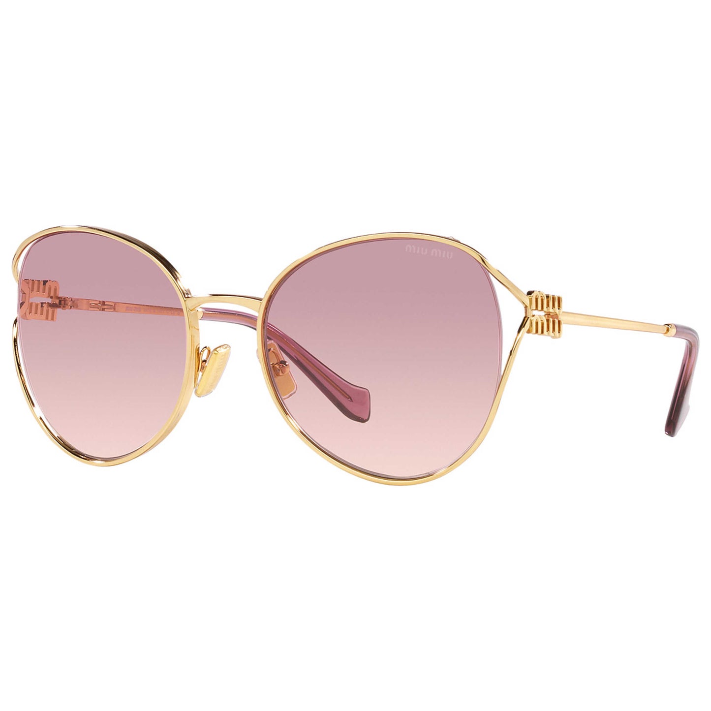 Front view of Miu Miu Fashion Women's Sunglasses MU-53YS-5AK06S-58