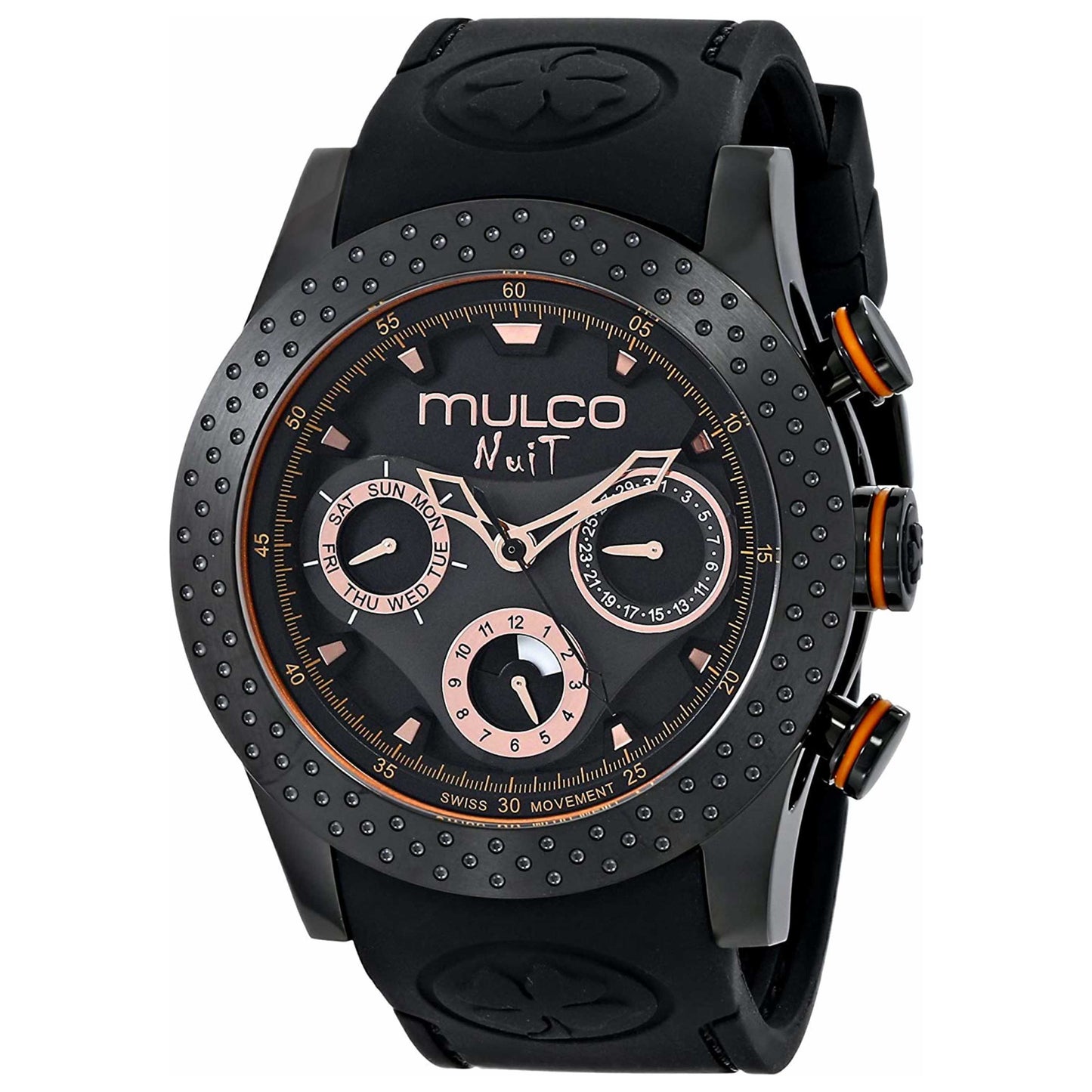 Front view of Mulco Analog Men's Quartz Watch MU-MW5-1962-260