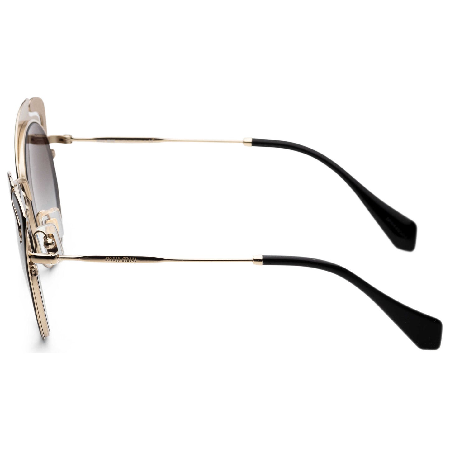 Left view of Miu Miu Fashion Women's Sunglasses MU57TS-1AB0A754