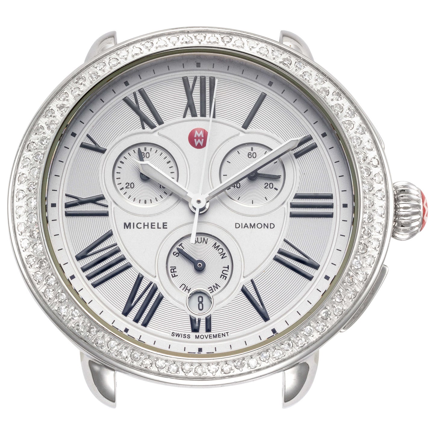 Front view of Michele Serein Women's Quartz Watch MW21A01A1966