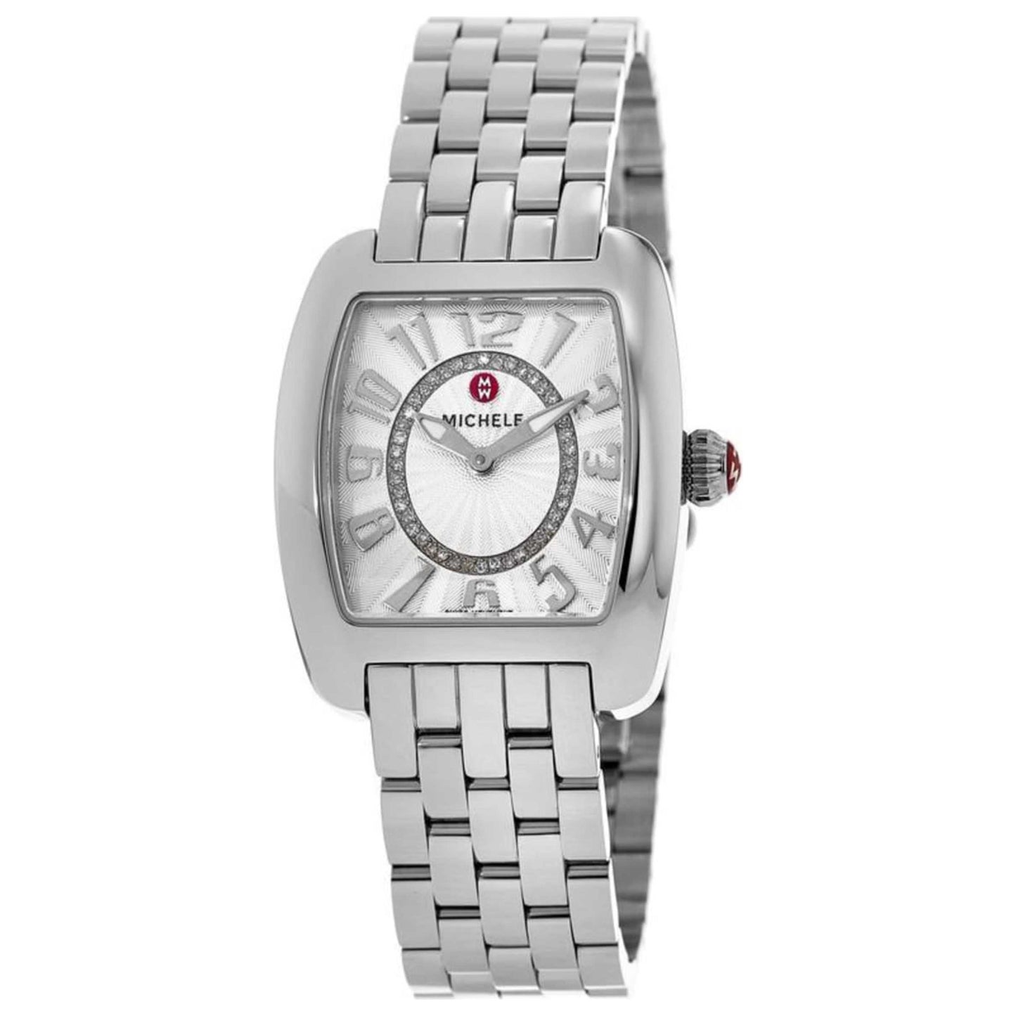 Front view of Michele Urban Mini Women's Quartz Watch MWW02A000585