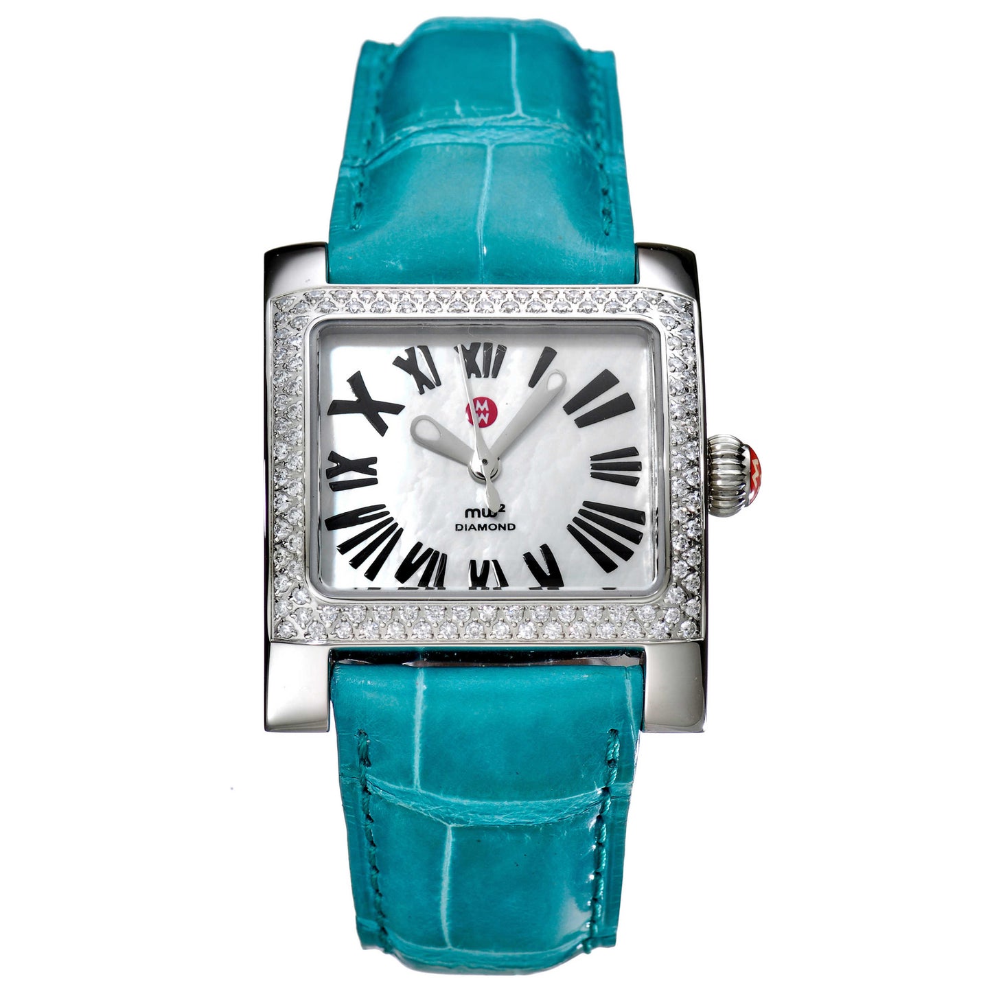 Front view of Michele MW2 Women's Quartz Watch MWW07B000023