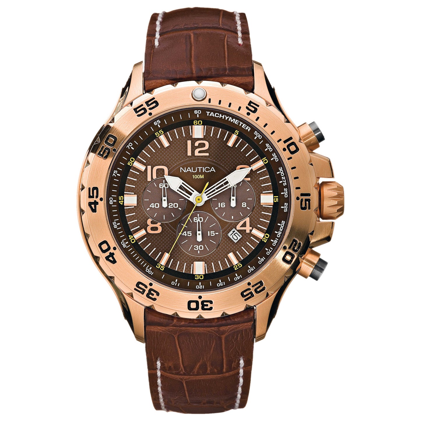 Front view of Nautica Chrono Men's Quartz Watch N18522G