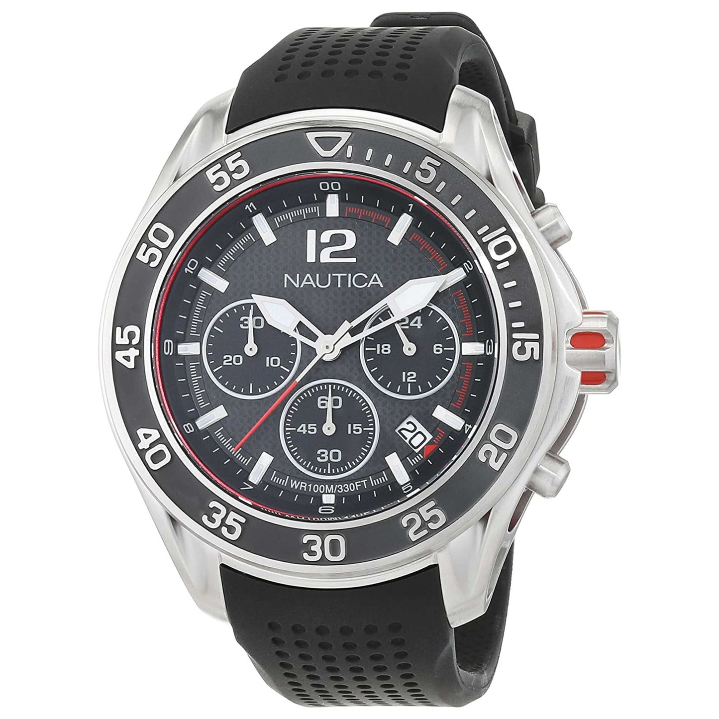 Front view of Nautica NMX Men's Quartz Watch NAD23503G