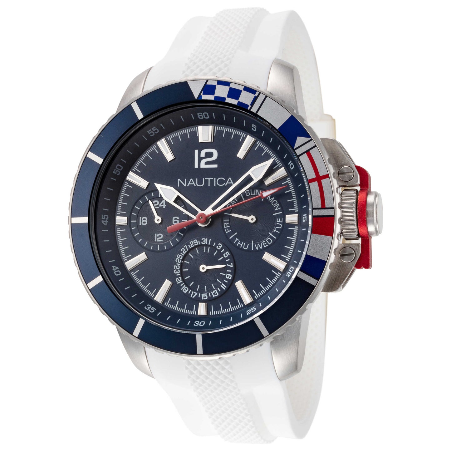 Front view of Nautica Bay Ho Men's Quartz Watch NAPBHP902