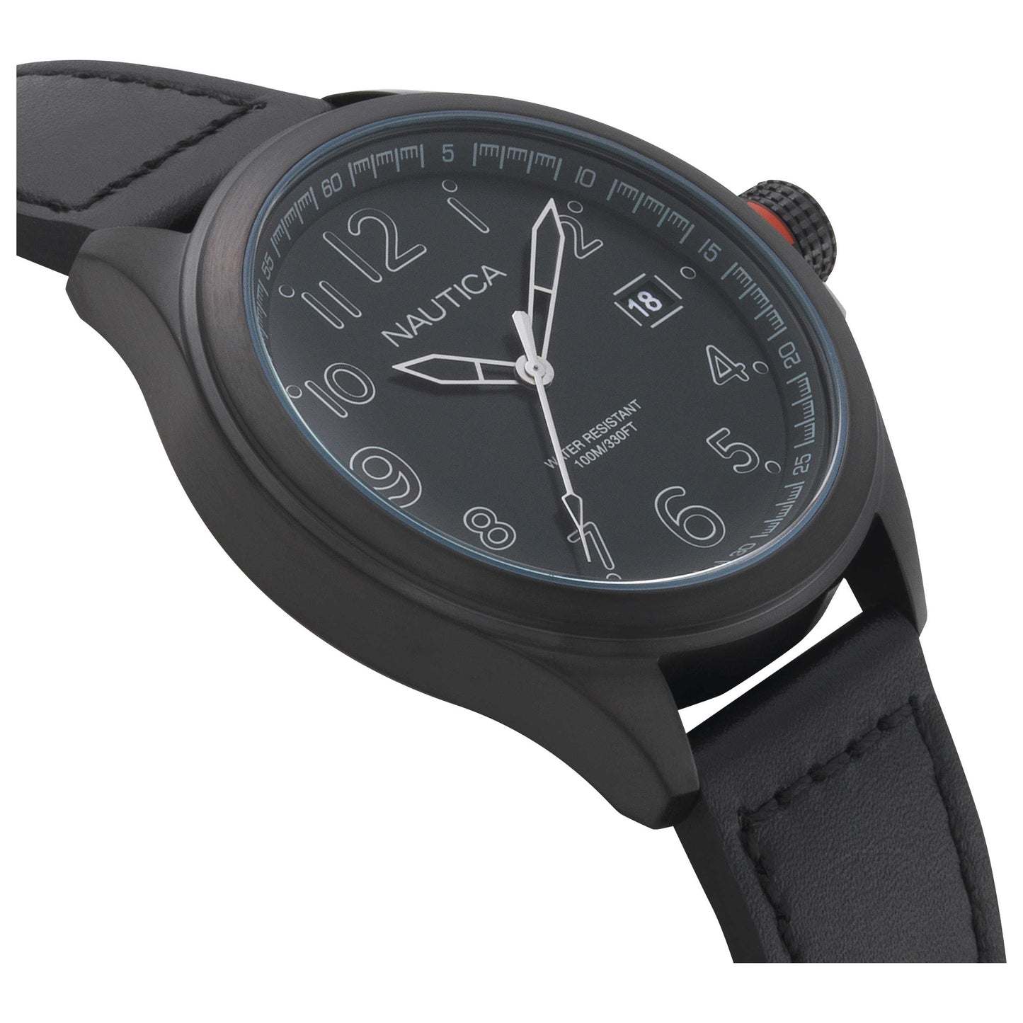 Left view of Nautica Glenrock Lagoon Men's Quartz Watch NAPGLP004