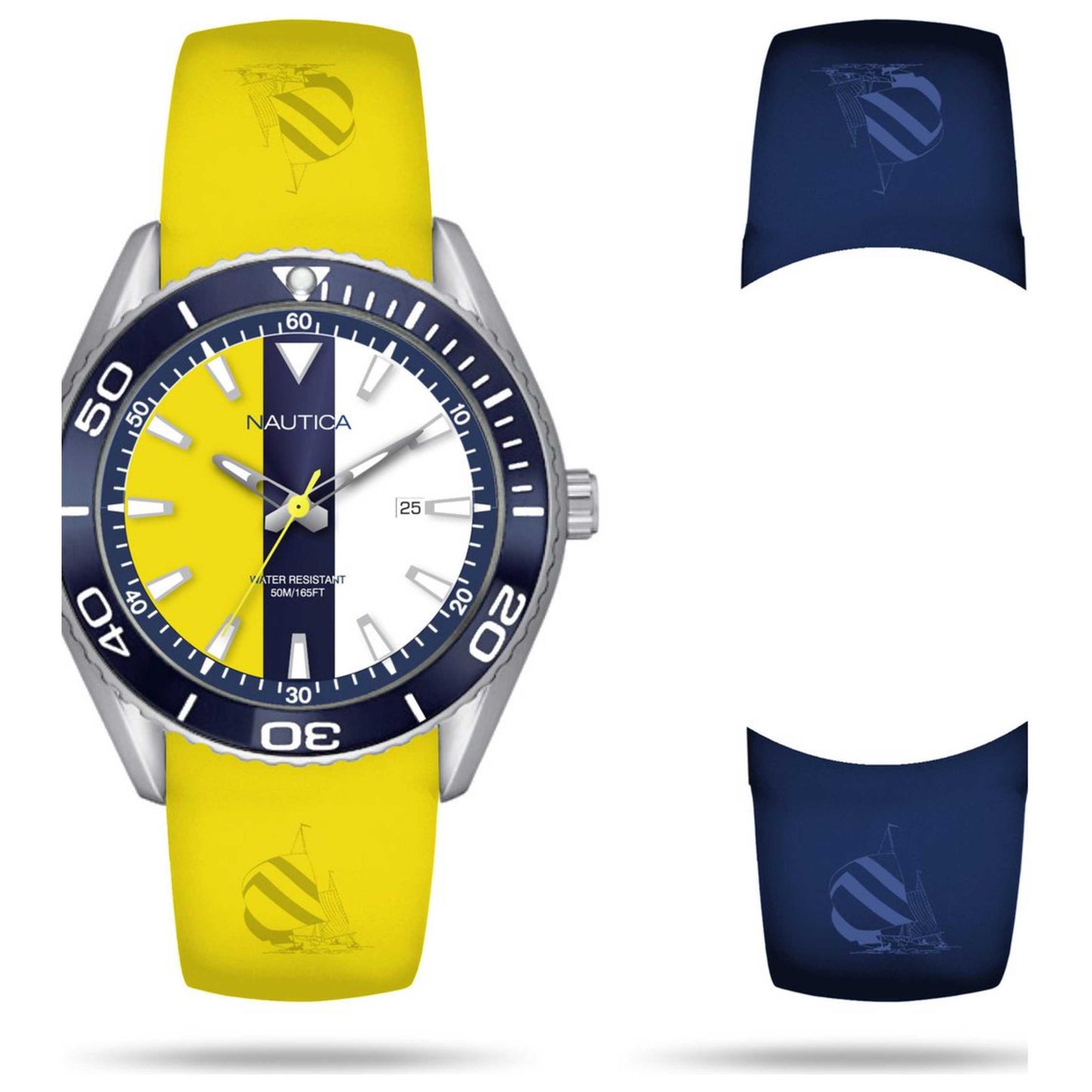 Front view of Nautica NAC Men's Quartz Watch NAPN03008