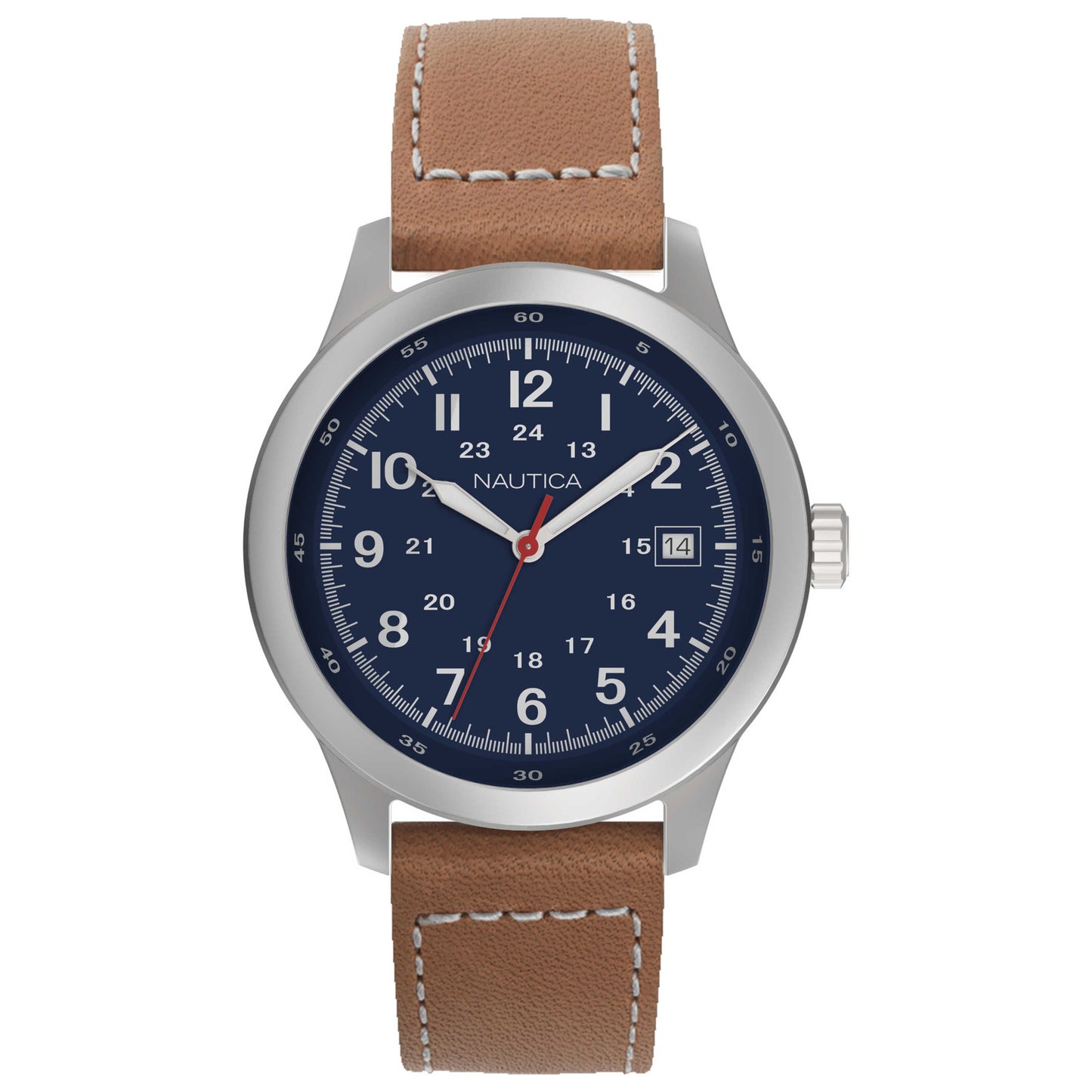 Front view of Nautica Cruise NCT Men's Quartz Watch NAPNTI802