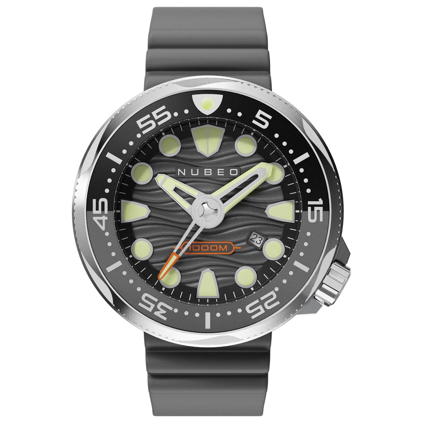 Front view of Nubeo Ventana Men's Automatic Watch NB-6046-0C