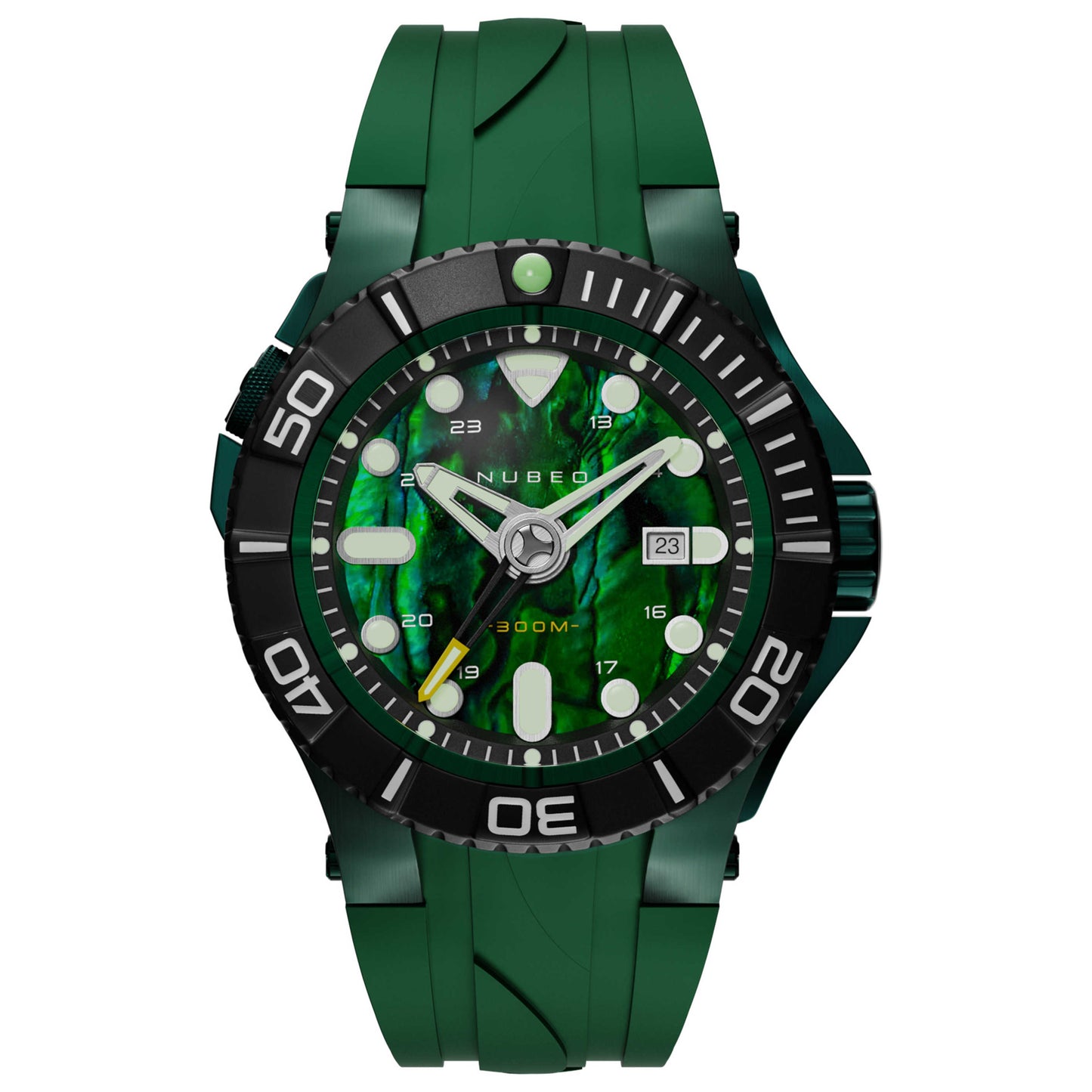 Front view of Nubeo Manta Men's Automatic Watch NB-6054-08