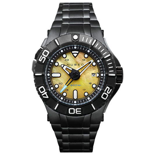 Front view of Nubeo Manta Midsize Men's Automatic Watch NB-6059-77