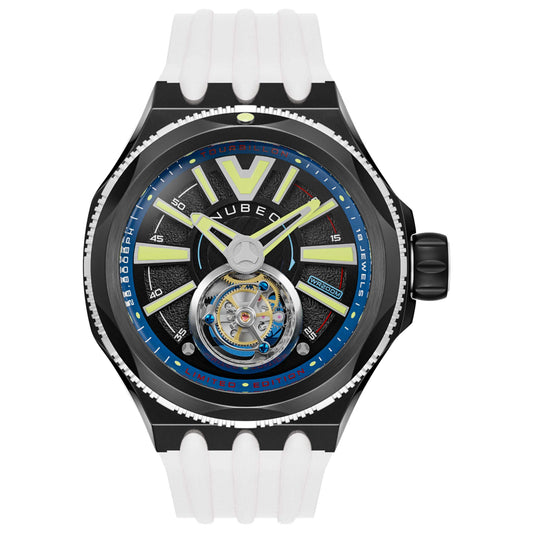 Front view of Nubeo Messenger Men's Automatic Watch NB-6075-02
