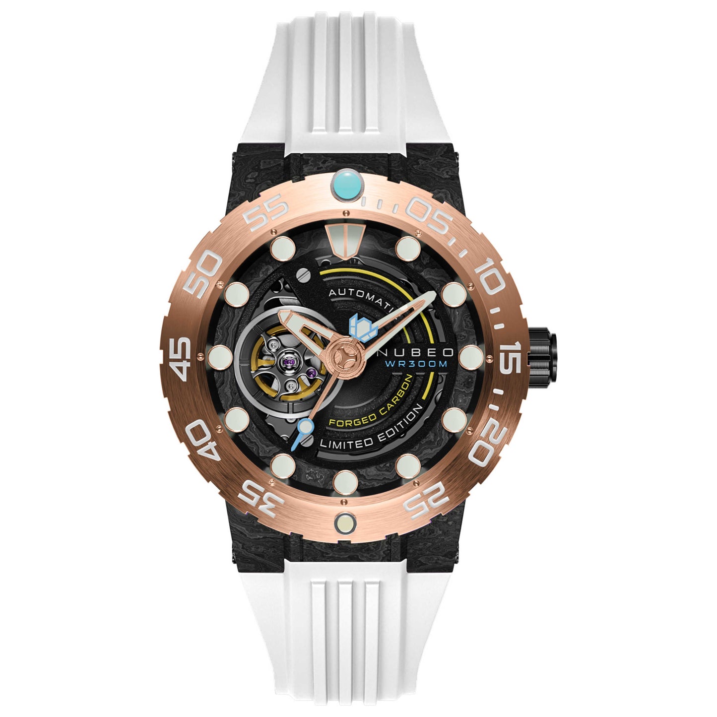 Front view of Nubeo Opportunity Men's Automatic Watch NB-6085-06