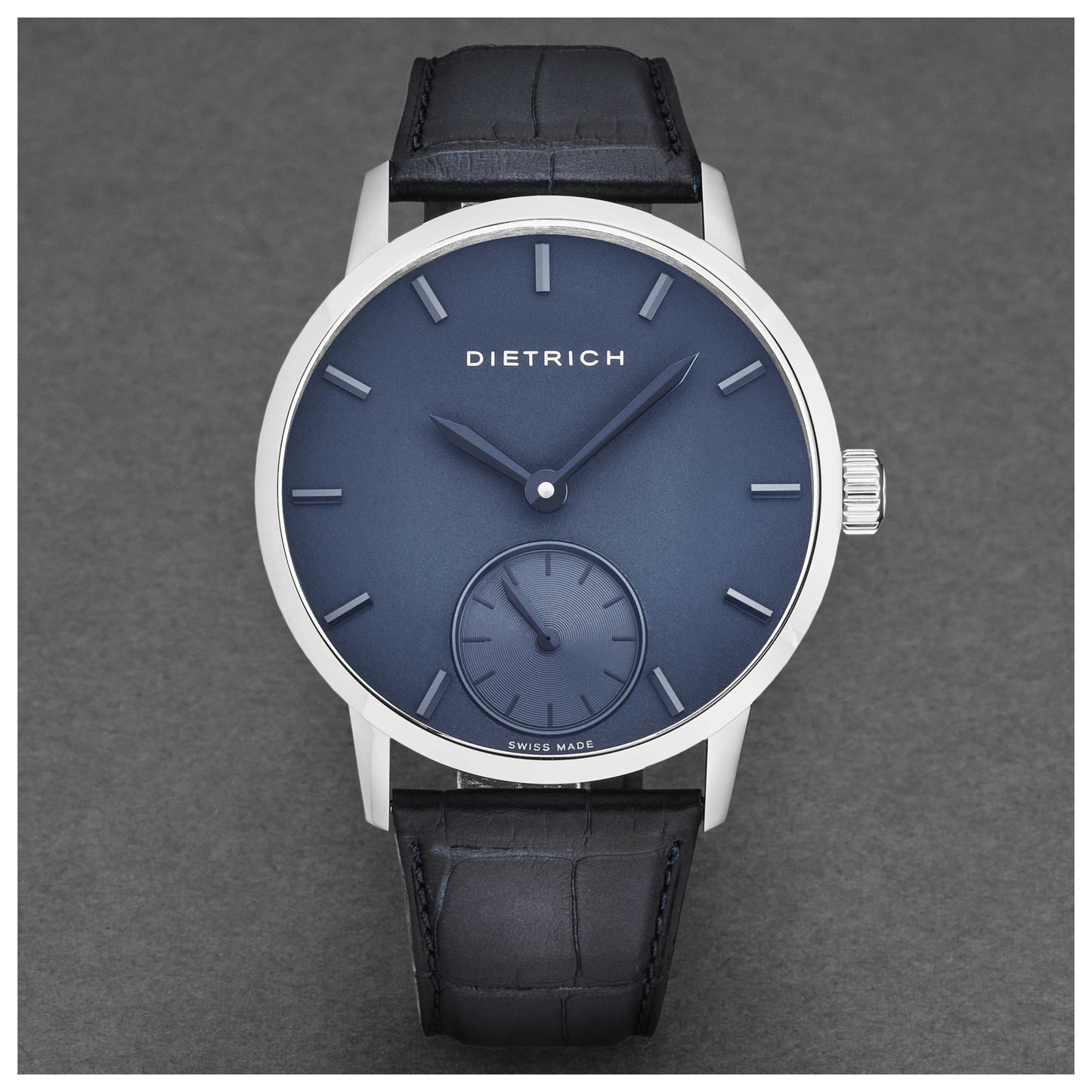 Dietrich Night Men's Manual-Wind Watch NB ALL BLU - Image #6