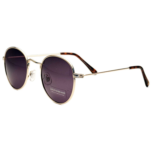 Front view of Lucky Brand Women's Sunglasses NELS-0GOL-51