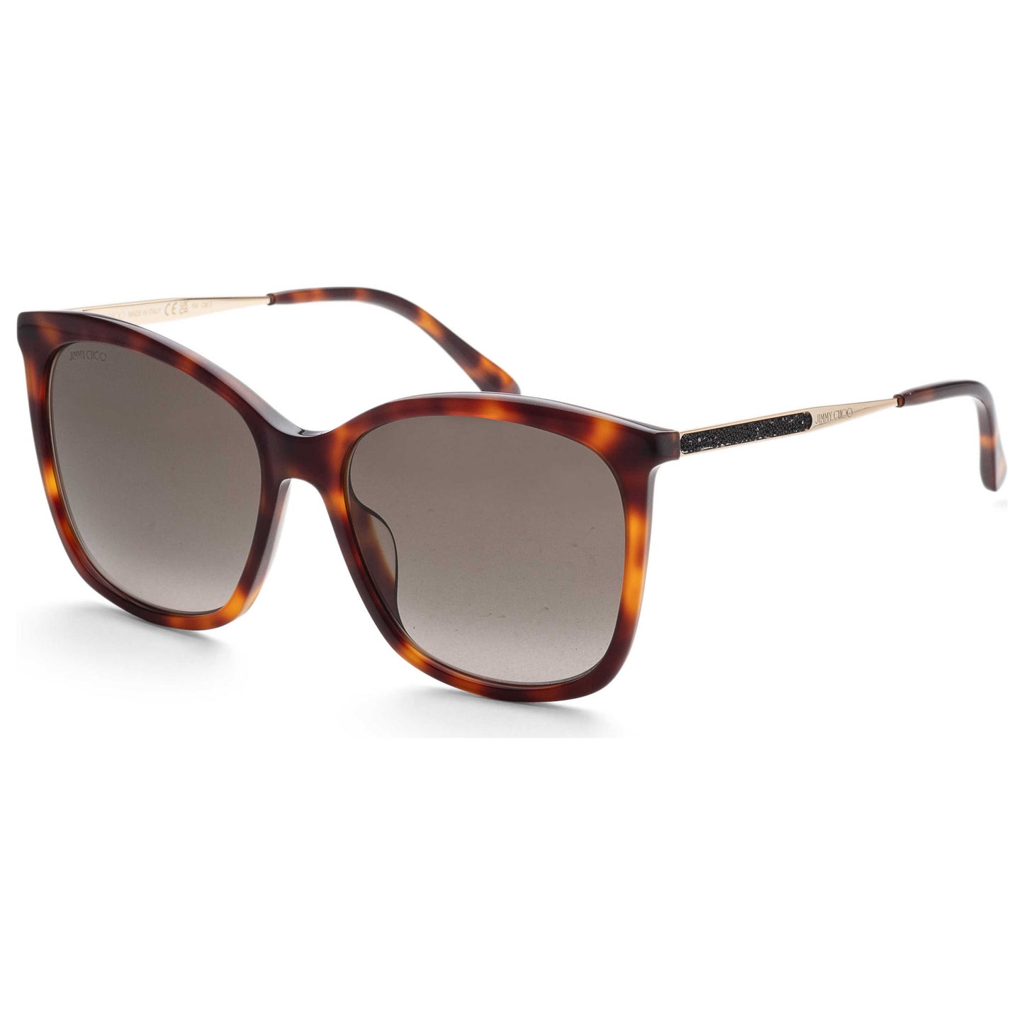 Front view of Jimmy Choo Nerea Women's Sunglasses NEREA-G-S-05L-57