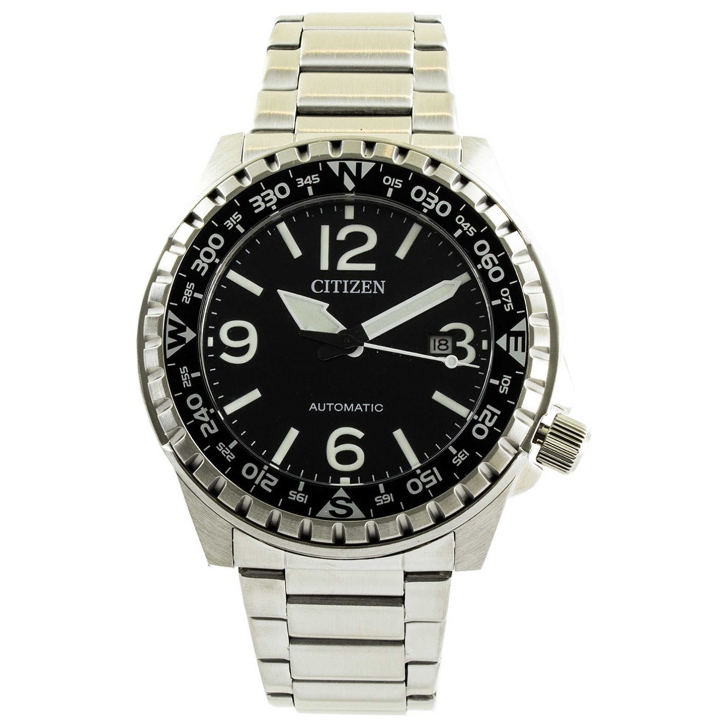 Front view of Citizen Classic Men's Automatic Watch NJ2190-85E