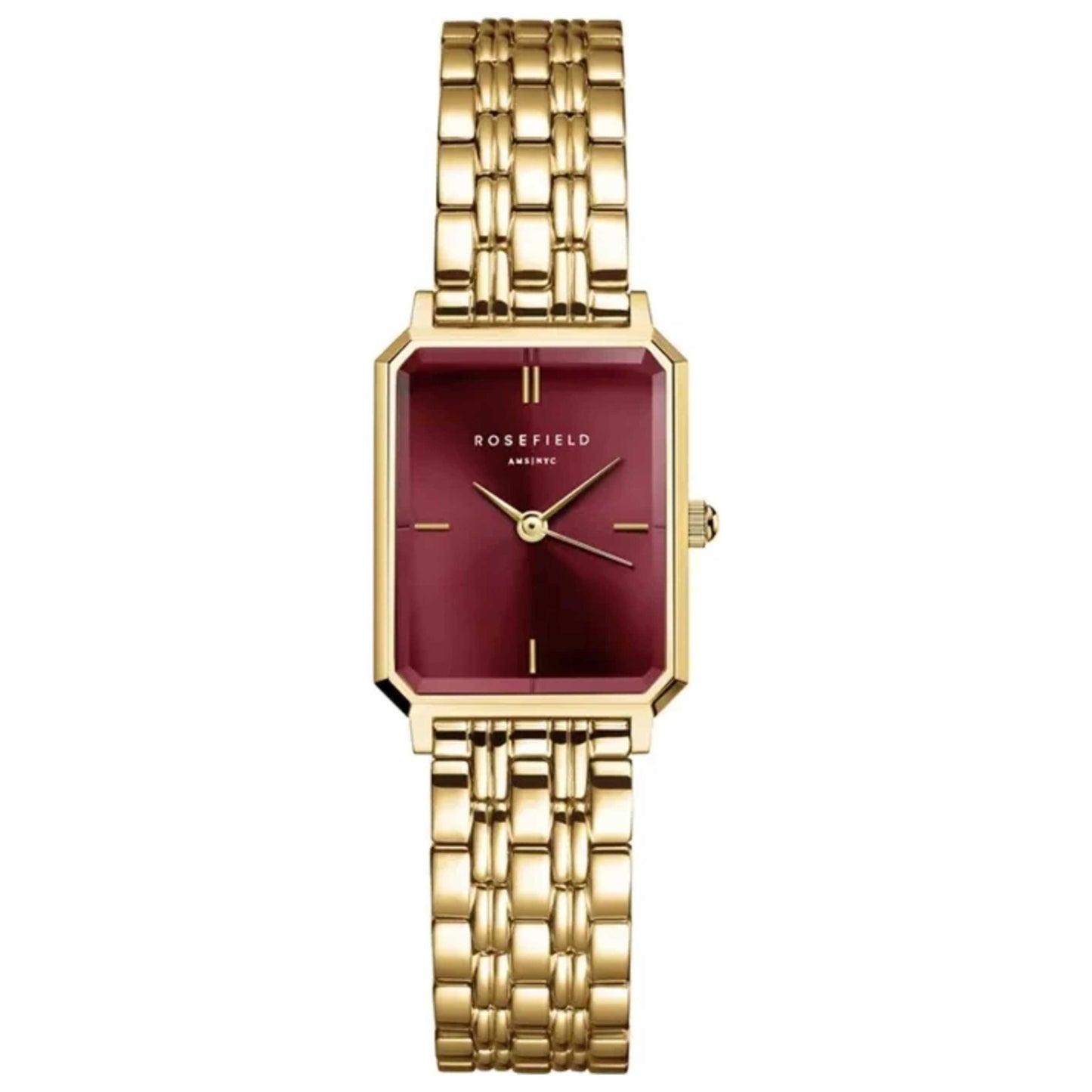 Front view of Rosefield Octagon Women's Quartz Watch OBGSG-O83