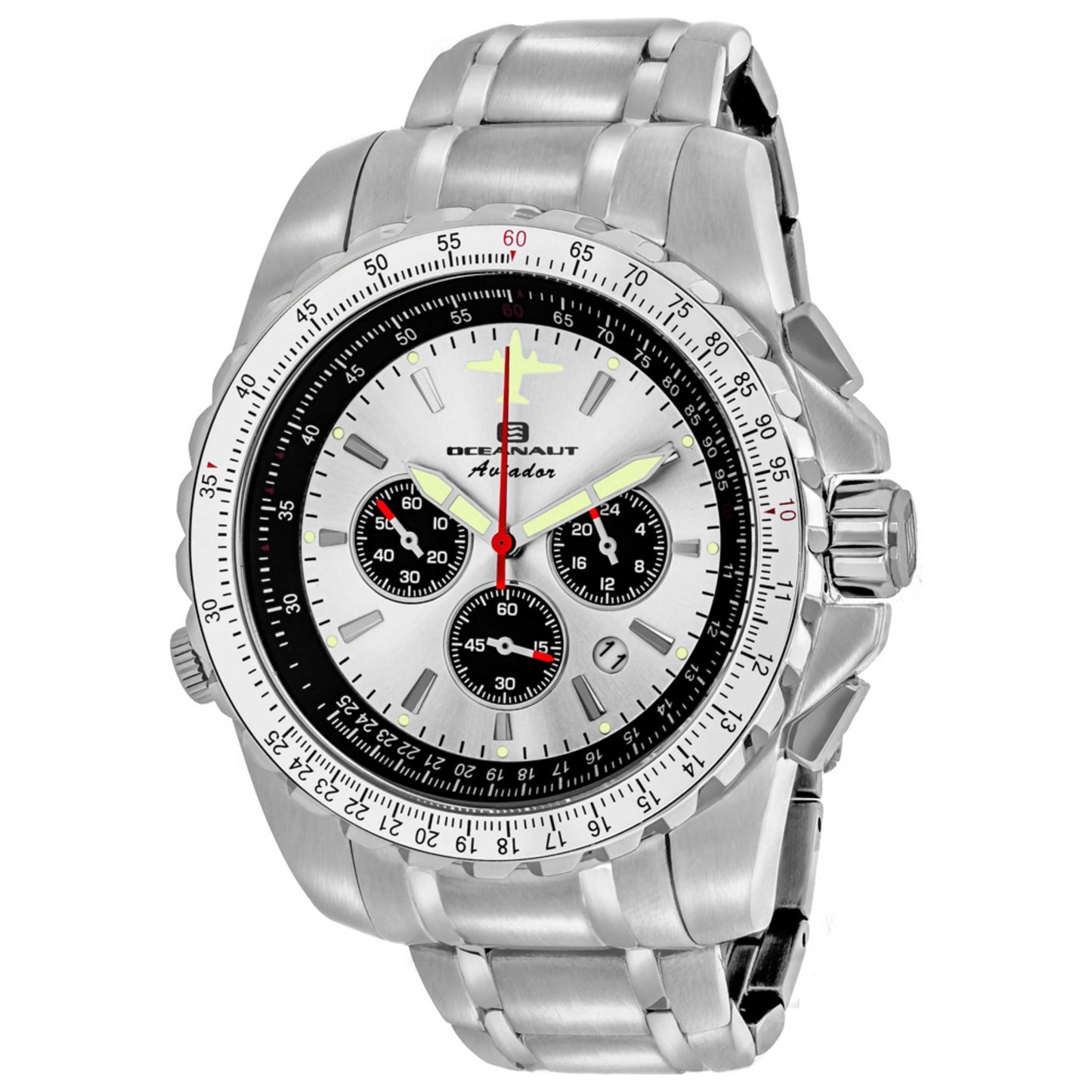 Front view of Oceanaut Aviador Pilot Men's Quartz Watch OC0110