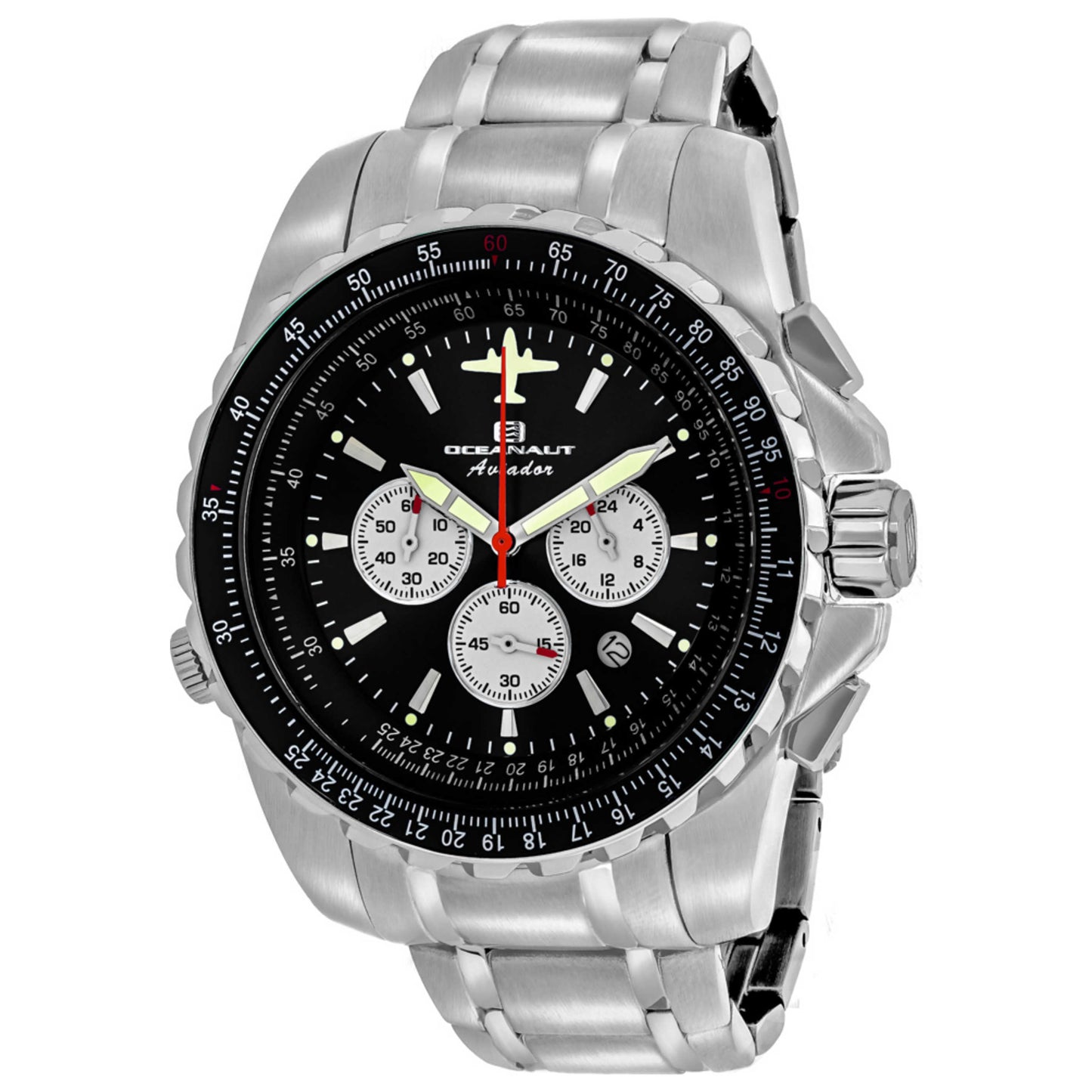Front view of Oceanaut Aviador Pilot Men's Quartz Watch OC0112