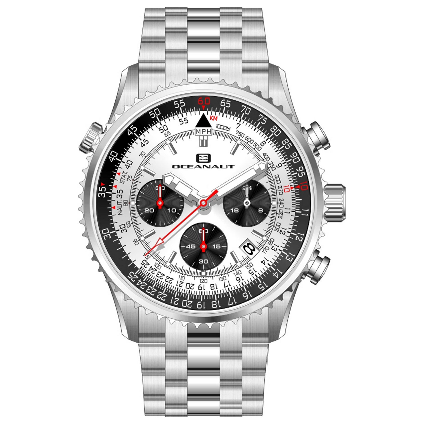Front view of Oceanaut Flight Men's Quartz Watch OC0121