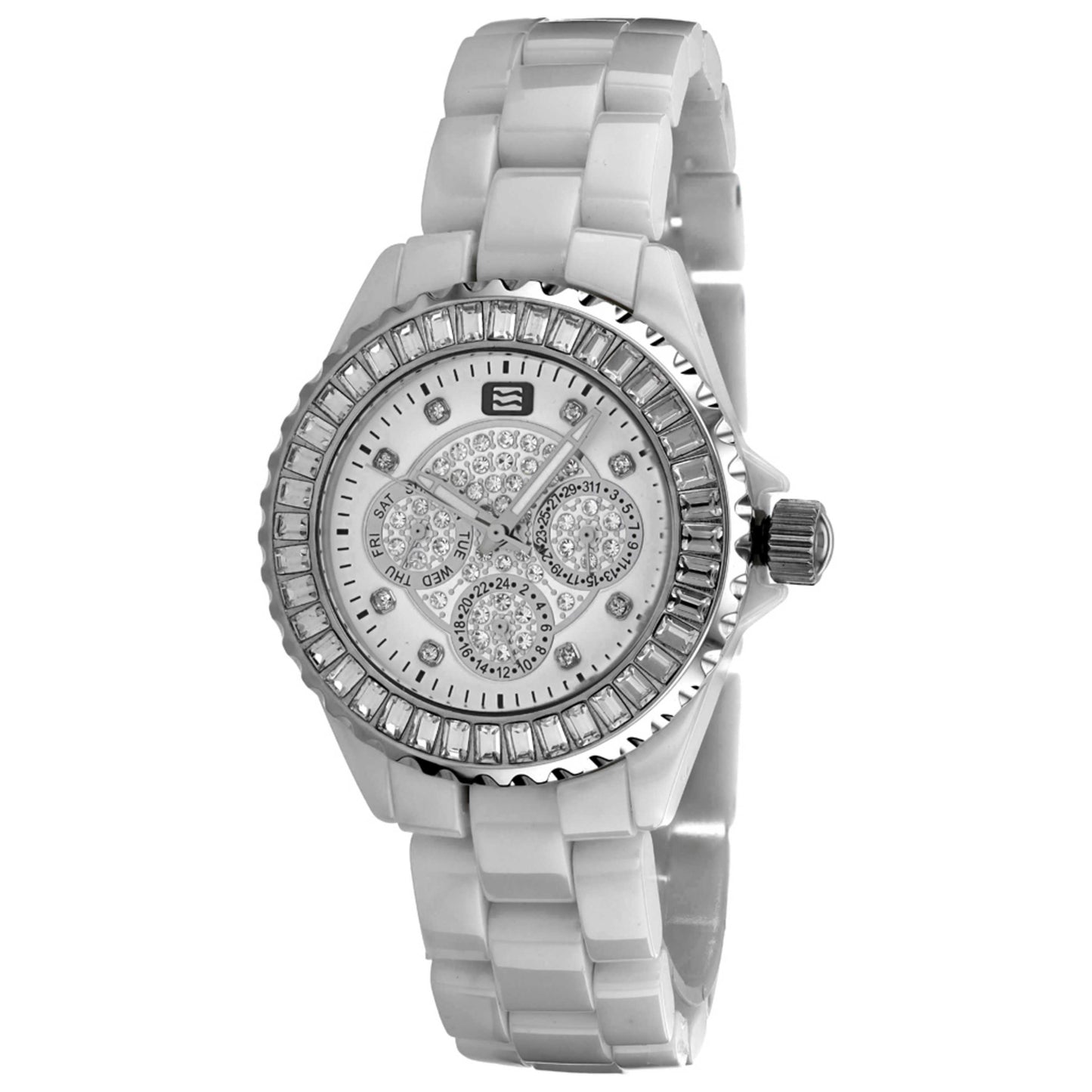 Front view of Oceanaut Ceramic Women's Quartz Watch OC0213C
