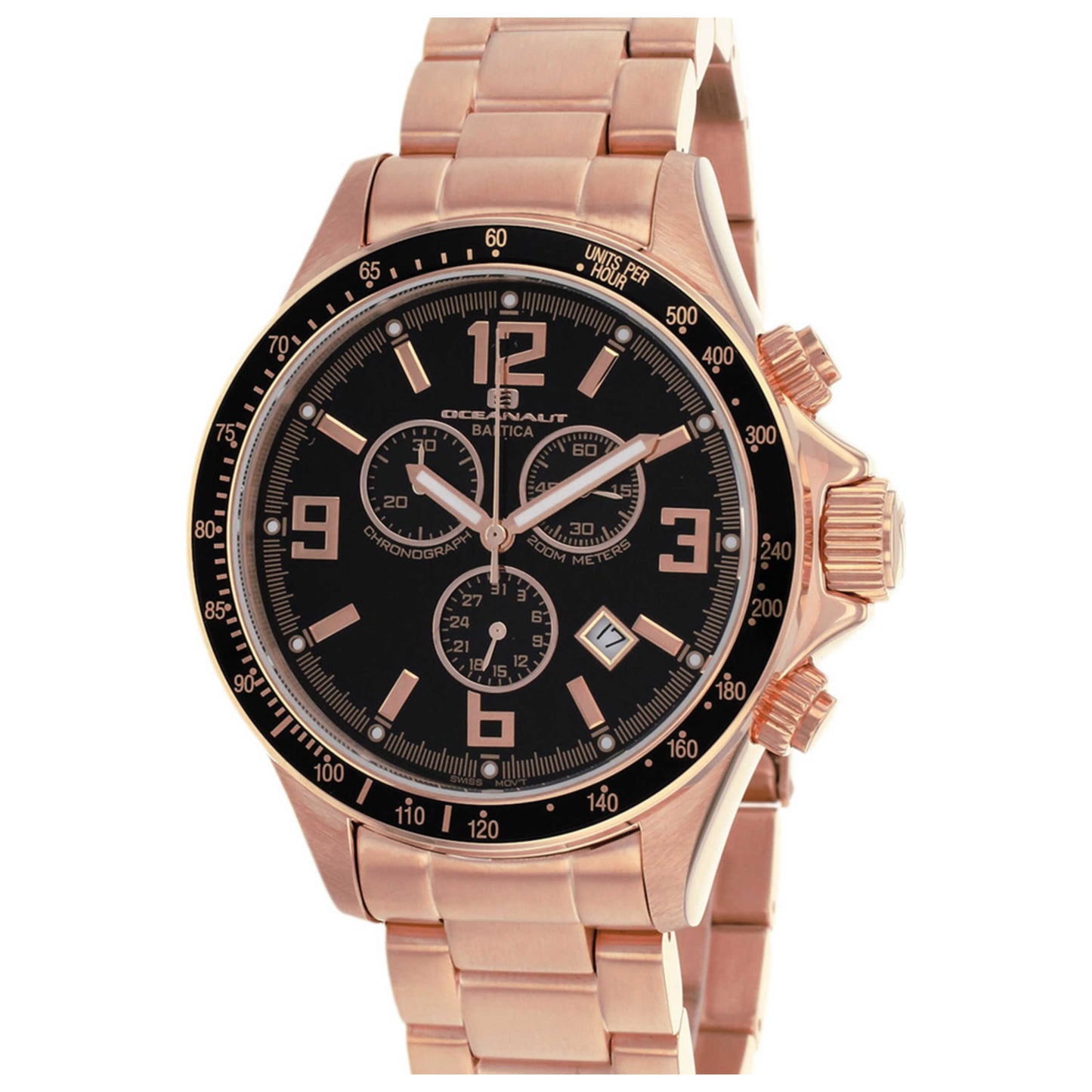 Front view of Oceanaut Baltica Men's Quartz Watch OC3329