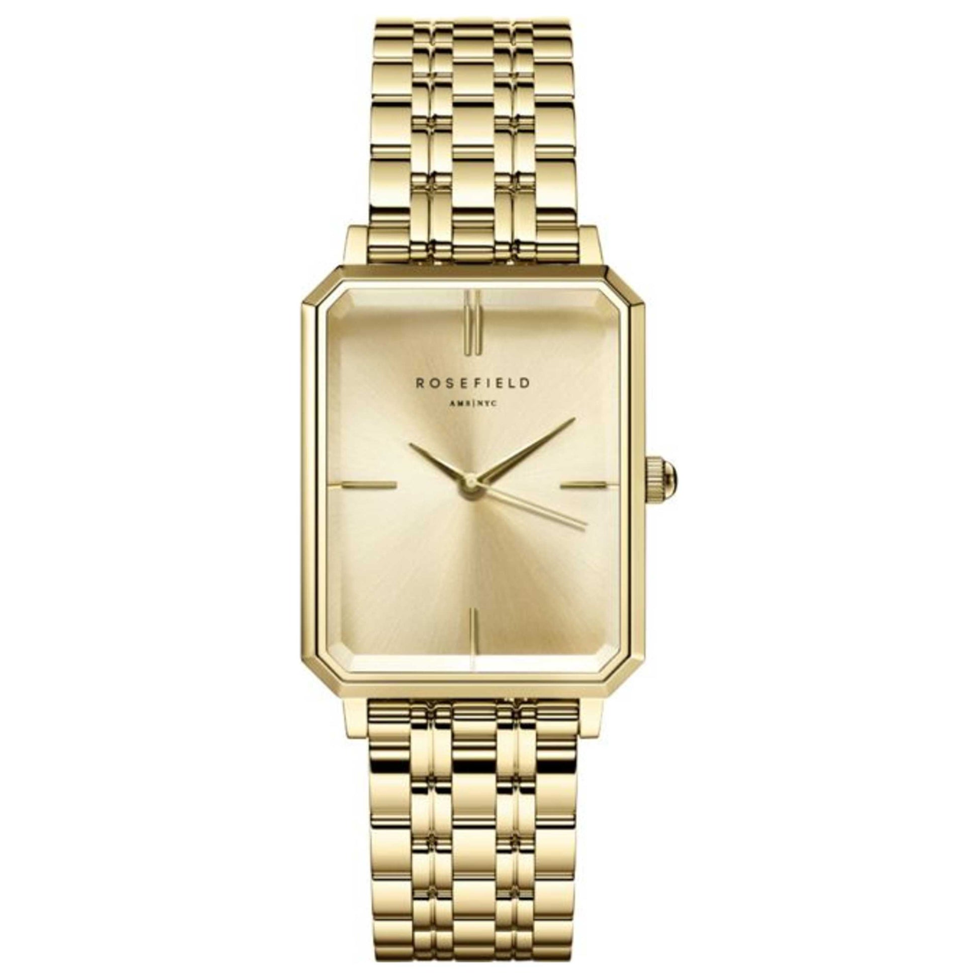 Front view of Rosefield Octagon Women's Quartz Watch OCGSG-O65