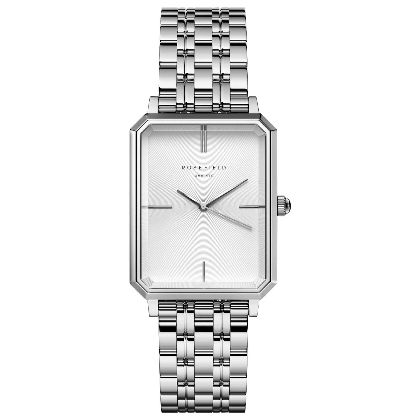 Front view of Rosefield Octagon Women's Quartz Watch OCWSS-O41