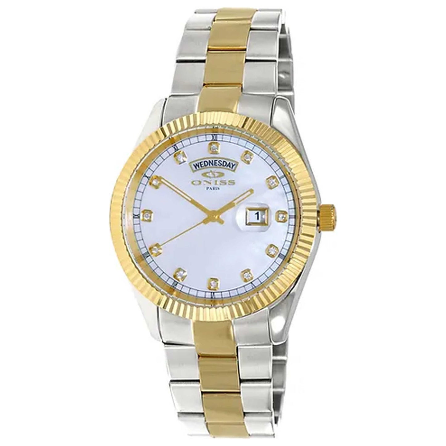 Front view of Oniss Men's Quartz Watch ON3881-2TWT