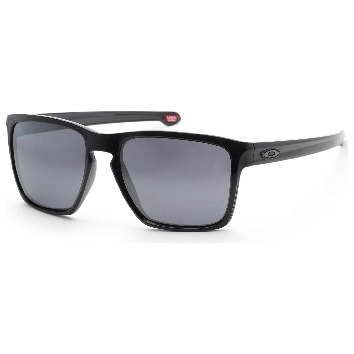 Front view of Oakley Silver XL Men's Sunglasses OO9341-05-57